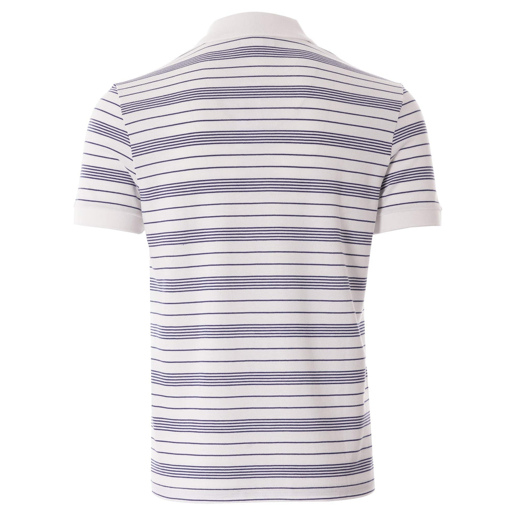 Lacoste Striped Polo Shirt - Methylene