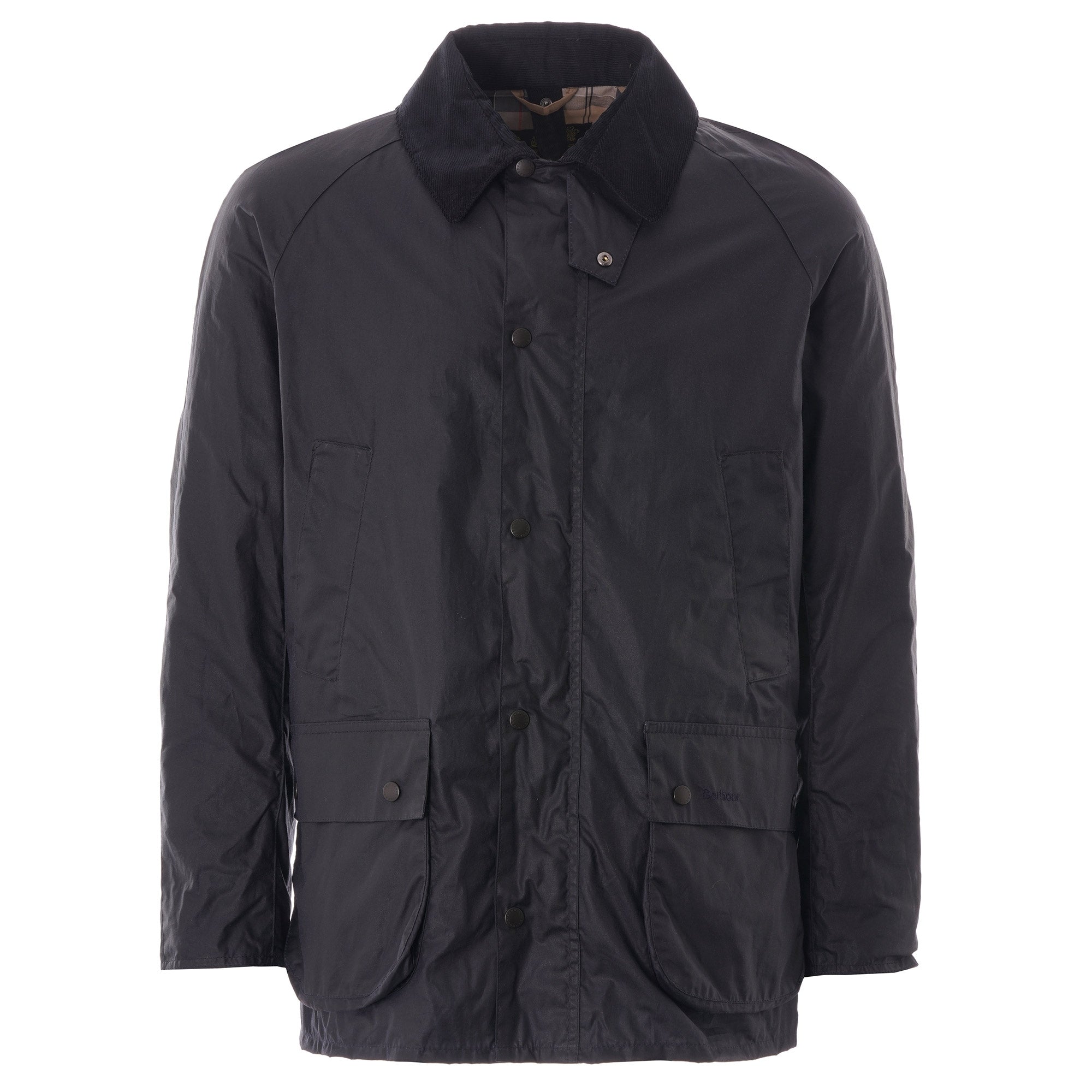 Barbour Ashby Wax Jacket - Navy
