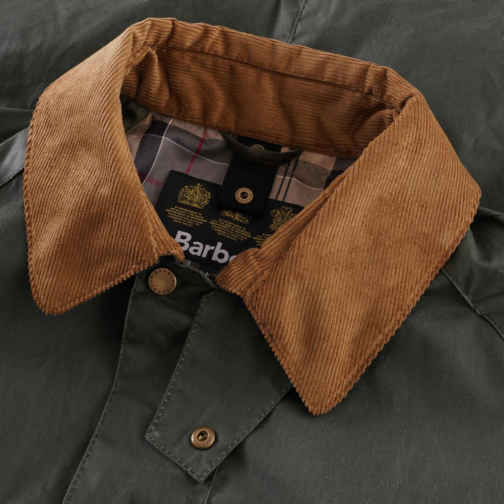 Barbour Lightweight Ashby Wax Jacket - Light Forest