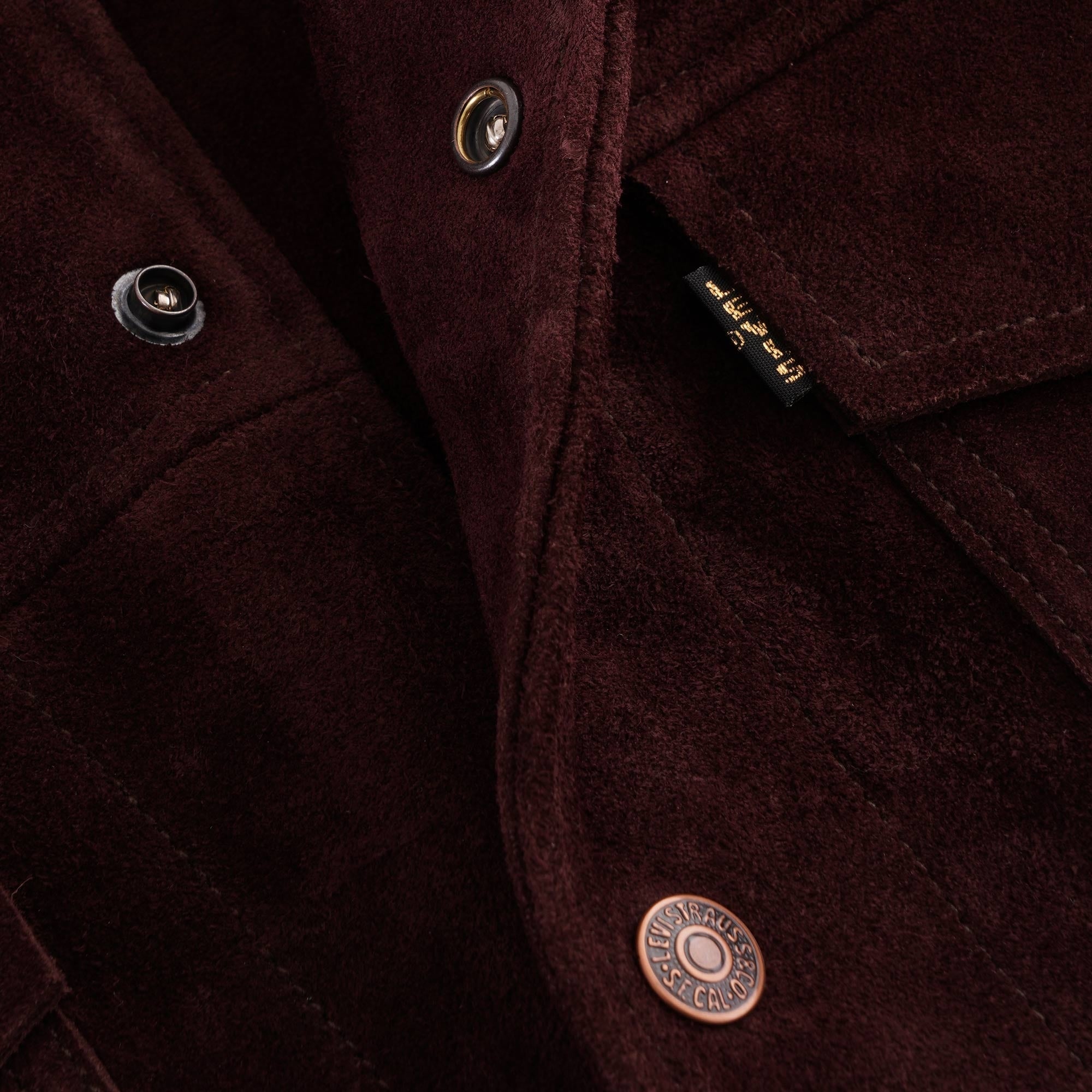 1960's Suede Trucker - Chocolate