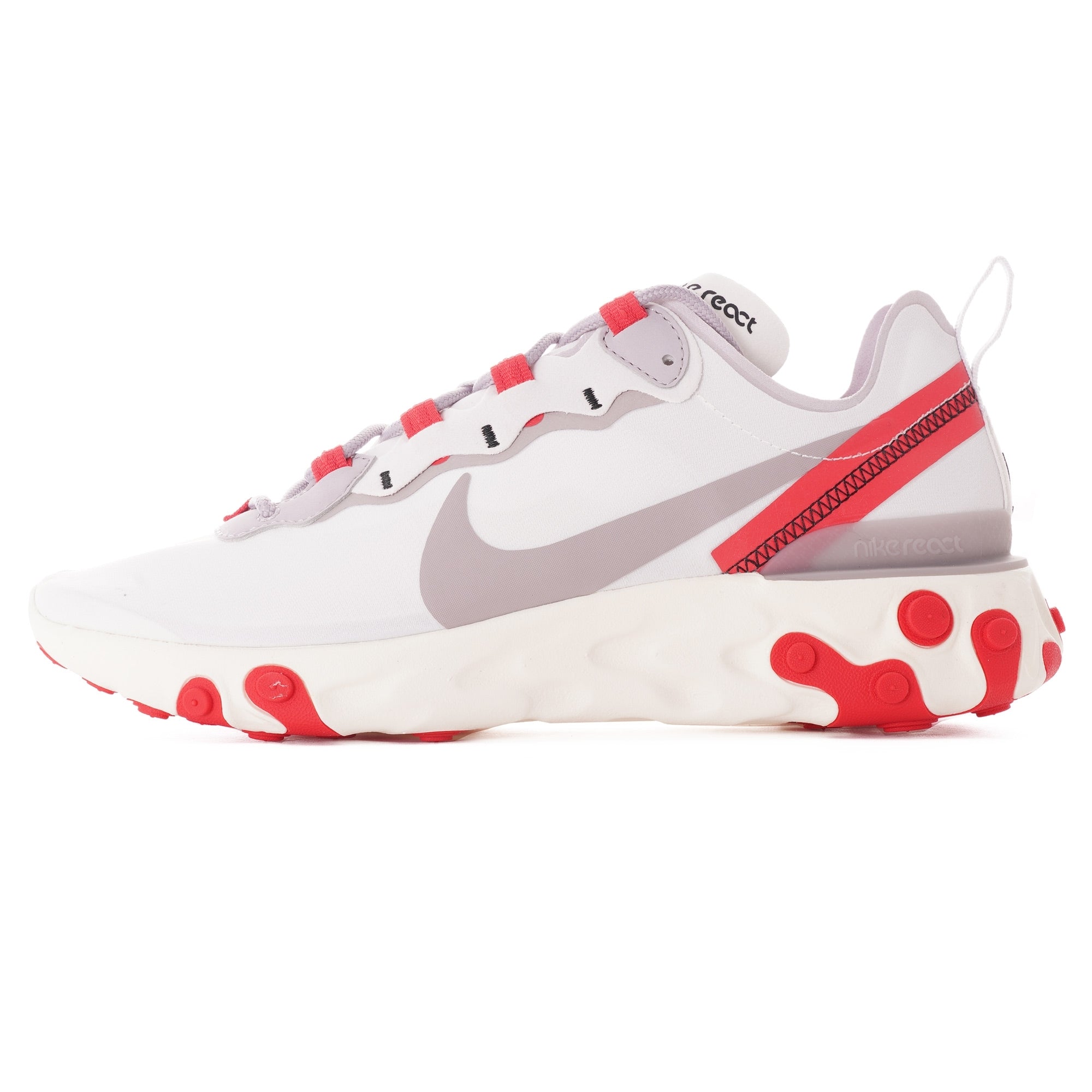 Nike Womens React Element 55 - Red and Platinum Tint