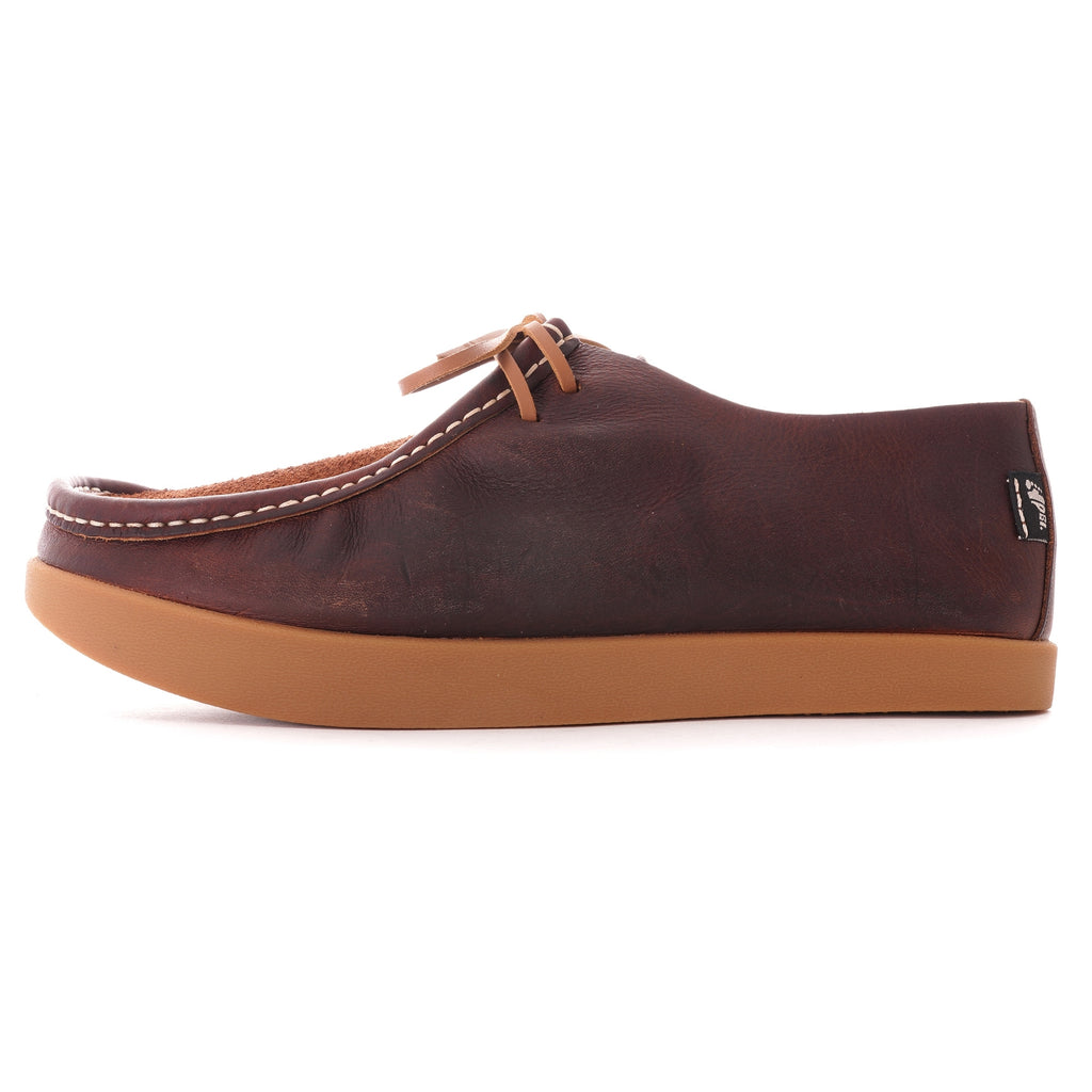 Yogi Willard Reverse Vamp Negative Heel - Mid Brown