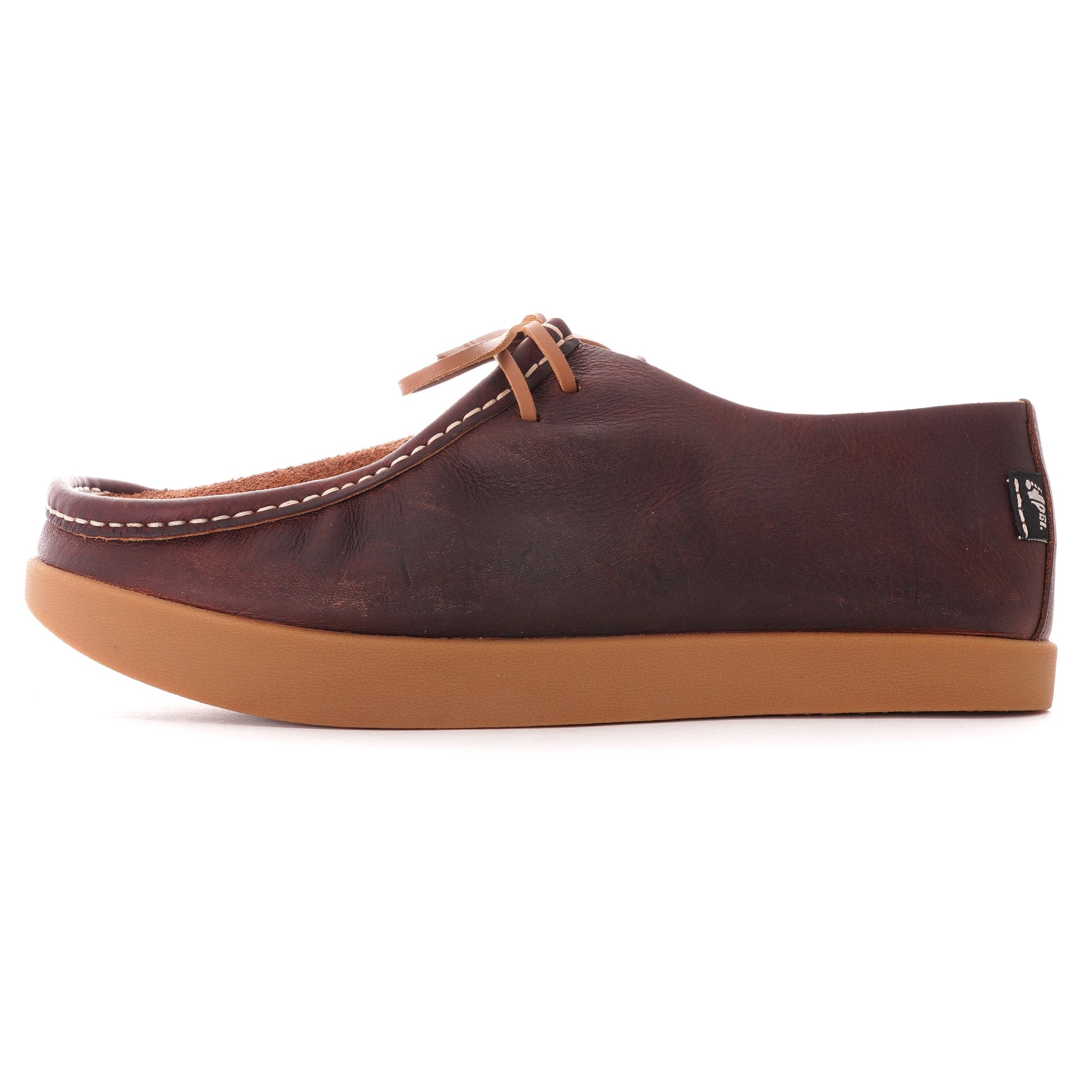 Yogi Willard Reverse Vamp Negative Heel - Mid Brown