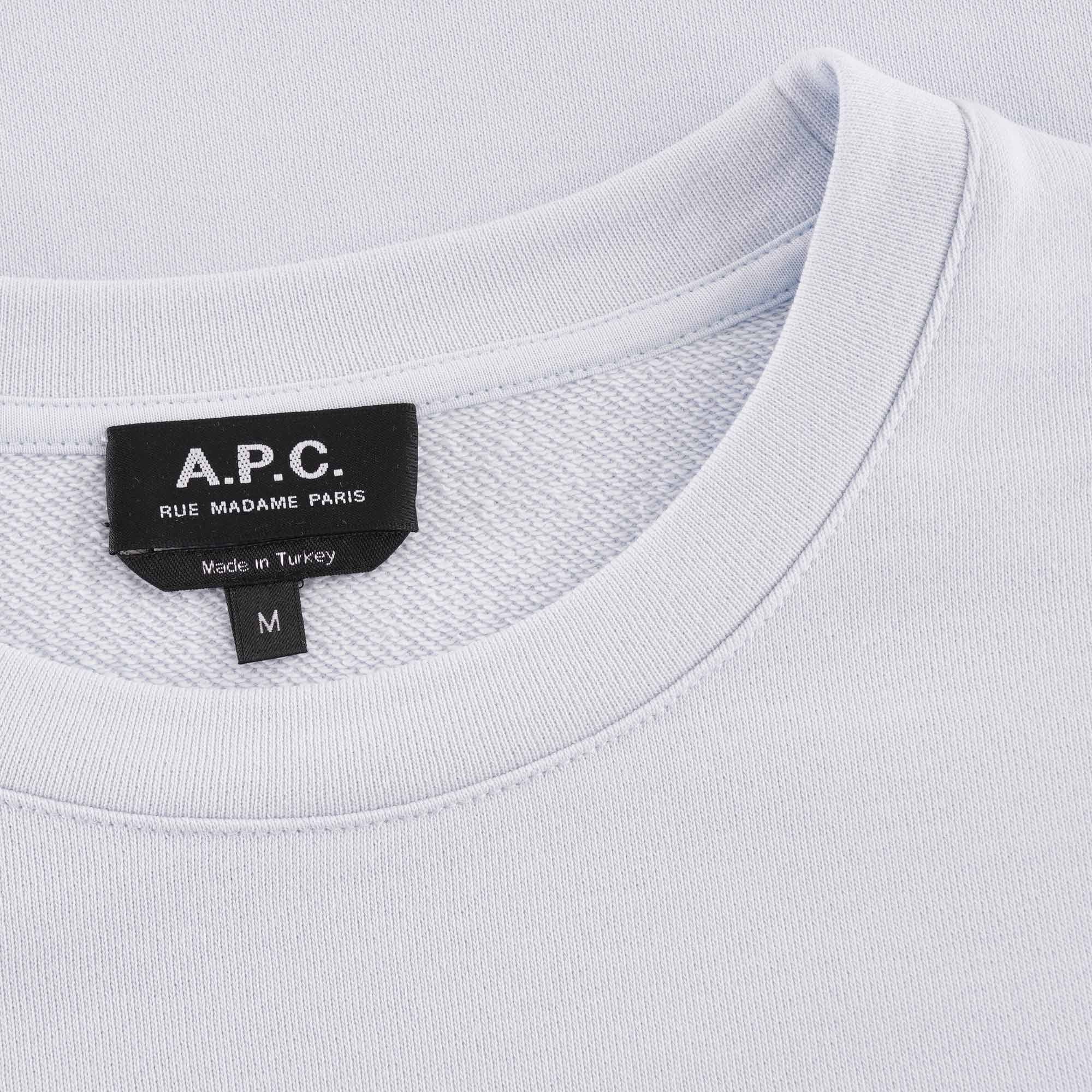 A.P.C. Stamp Sweatshirt - Light Blue