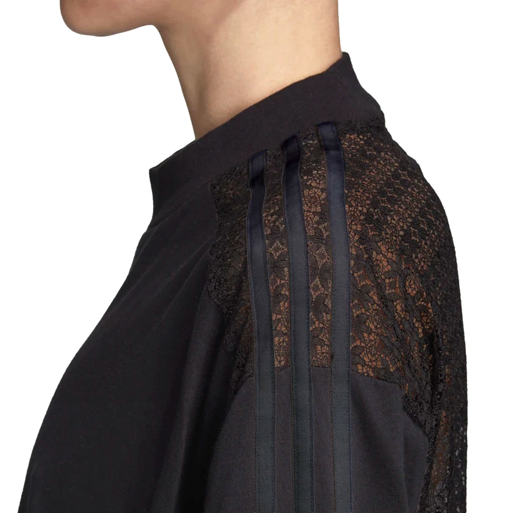 Adidas Originals Womens Lace Back T-Shirt - Black