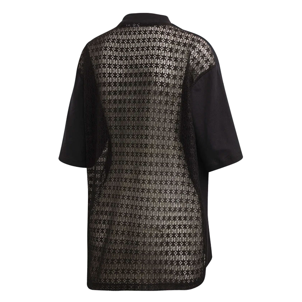 Adidas Originals Womens Lace Back T-Shirt - Black