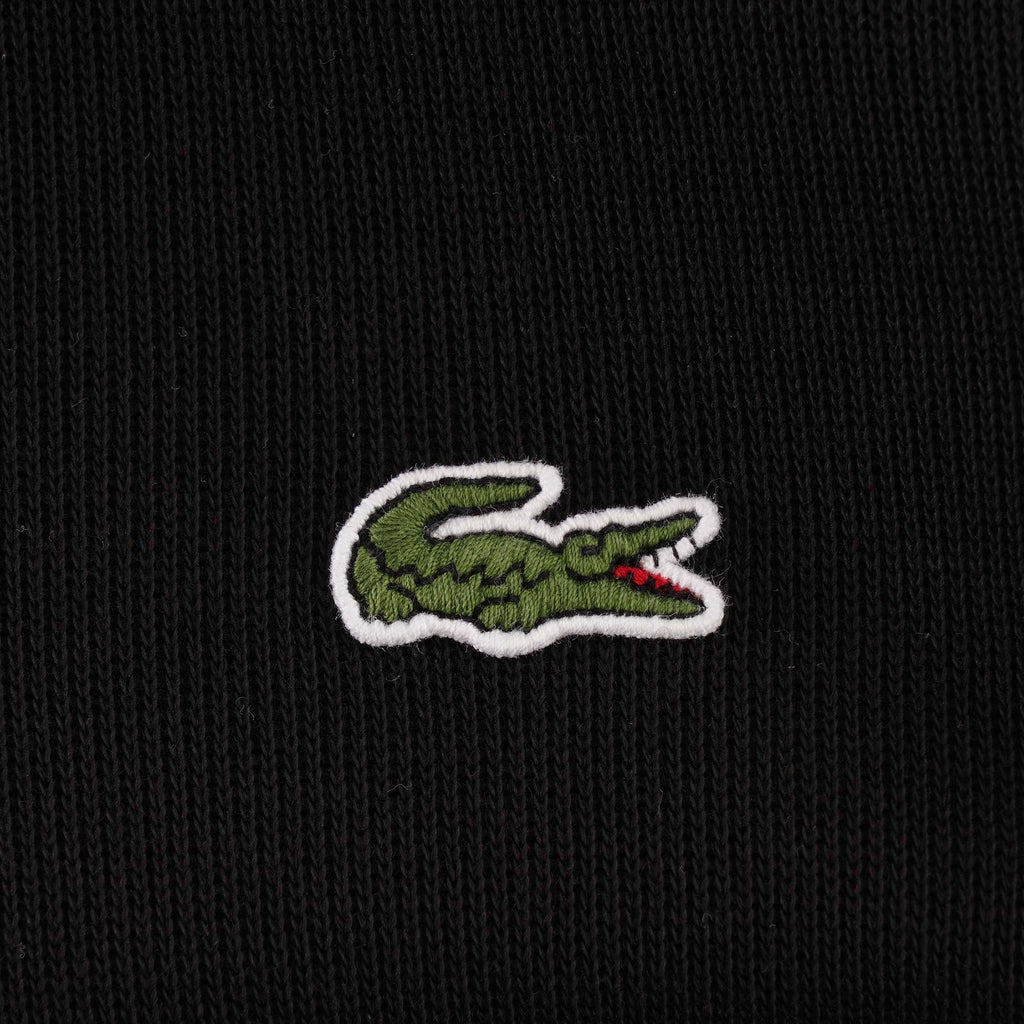 Lacoste Logo Half Zip Sweatshirt - Black