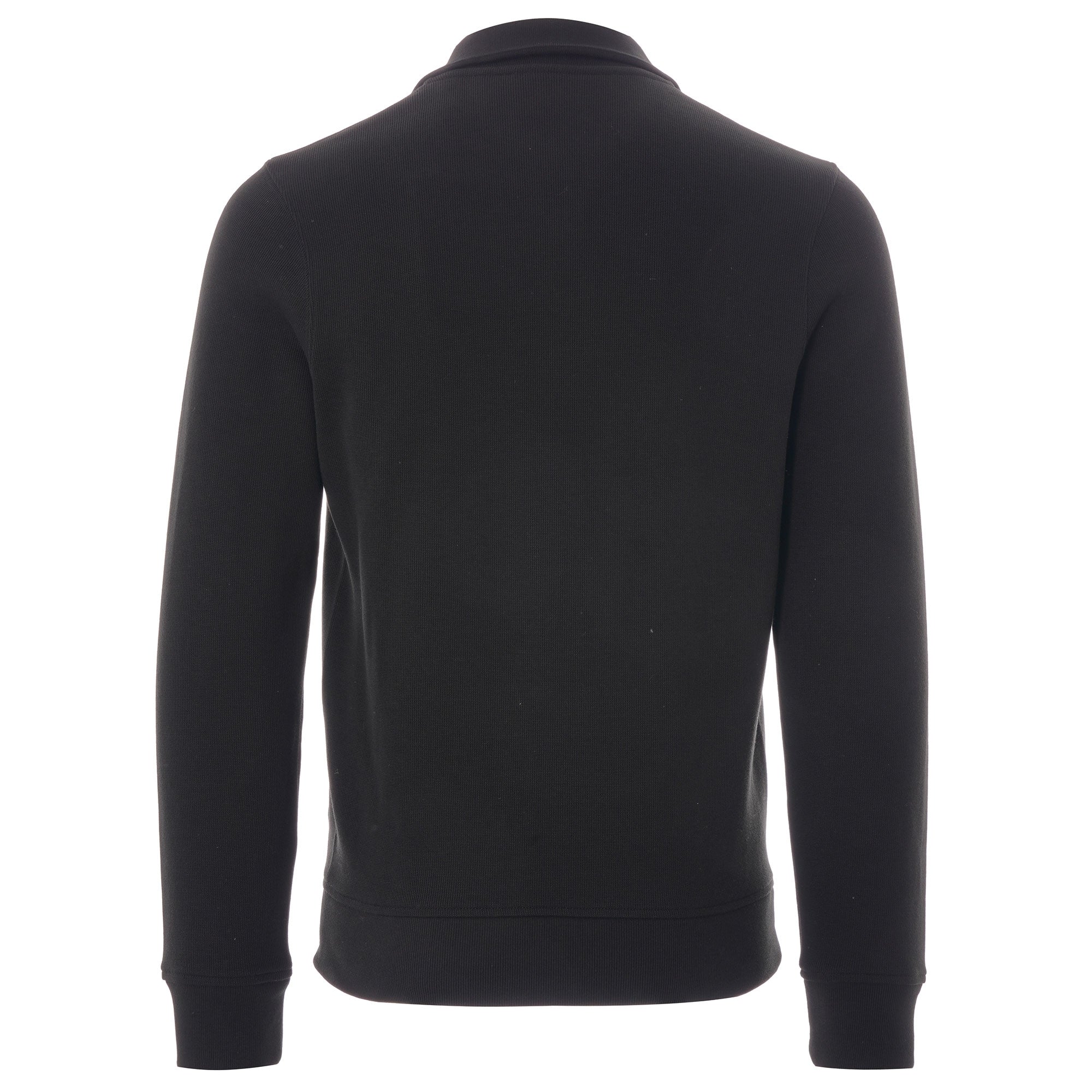 Lacoste Logo Half Zip Sweatshirt - Black
