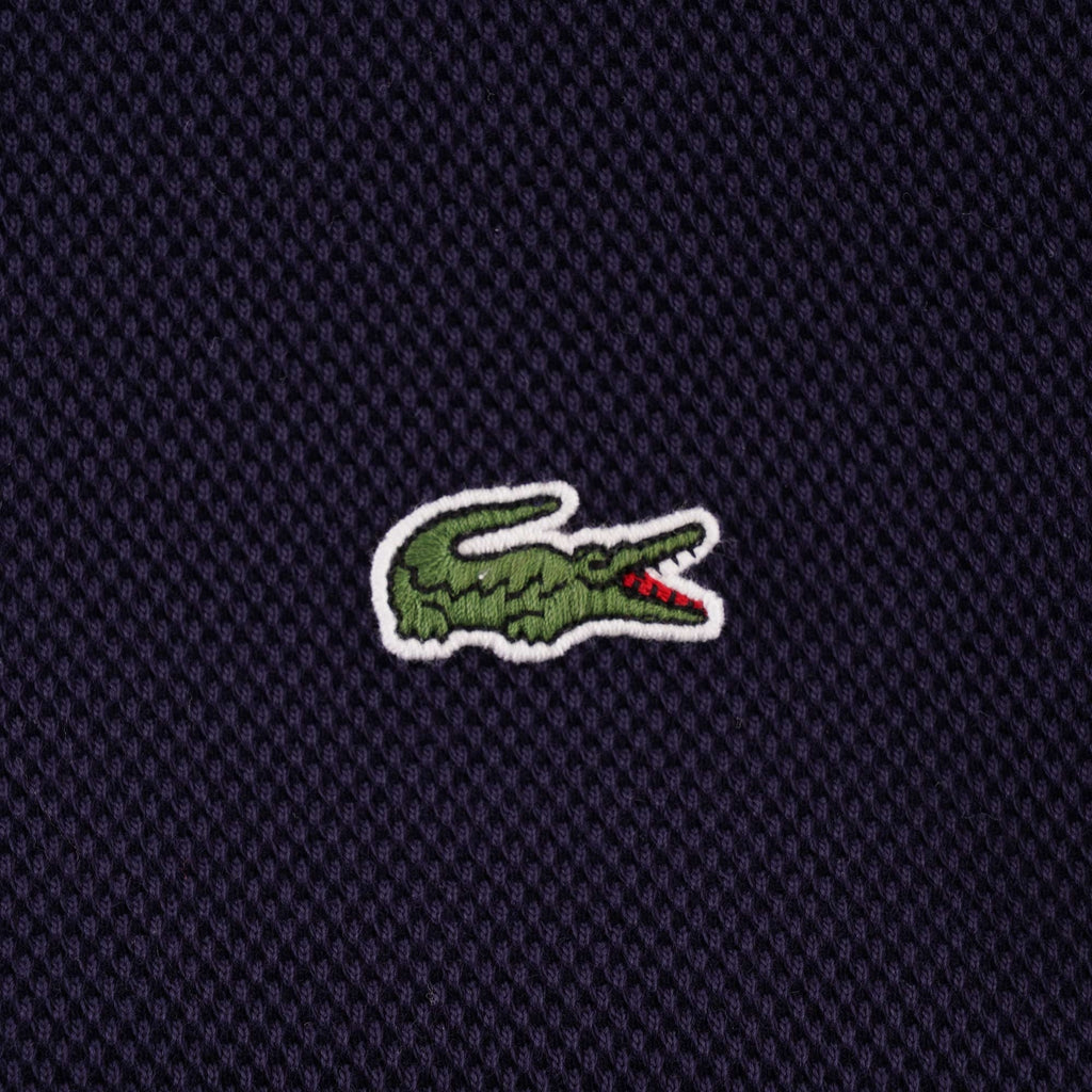 Lacoste Piqu  Fleece Crew Neck Sweatshirt - Marine