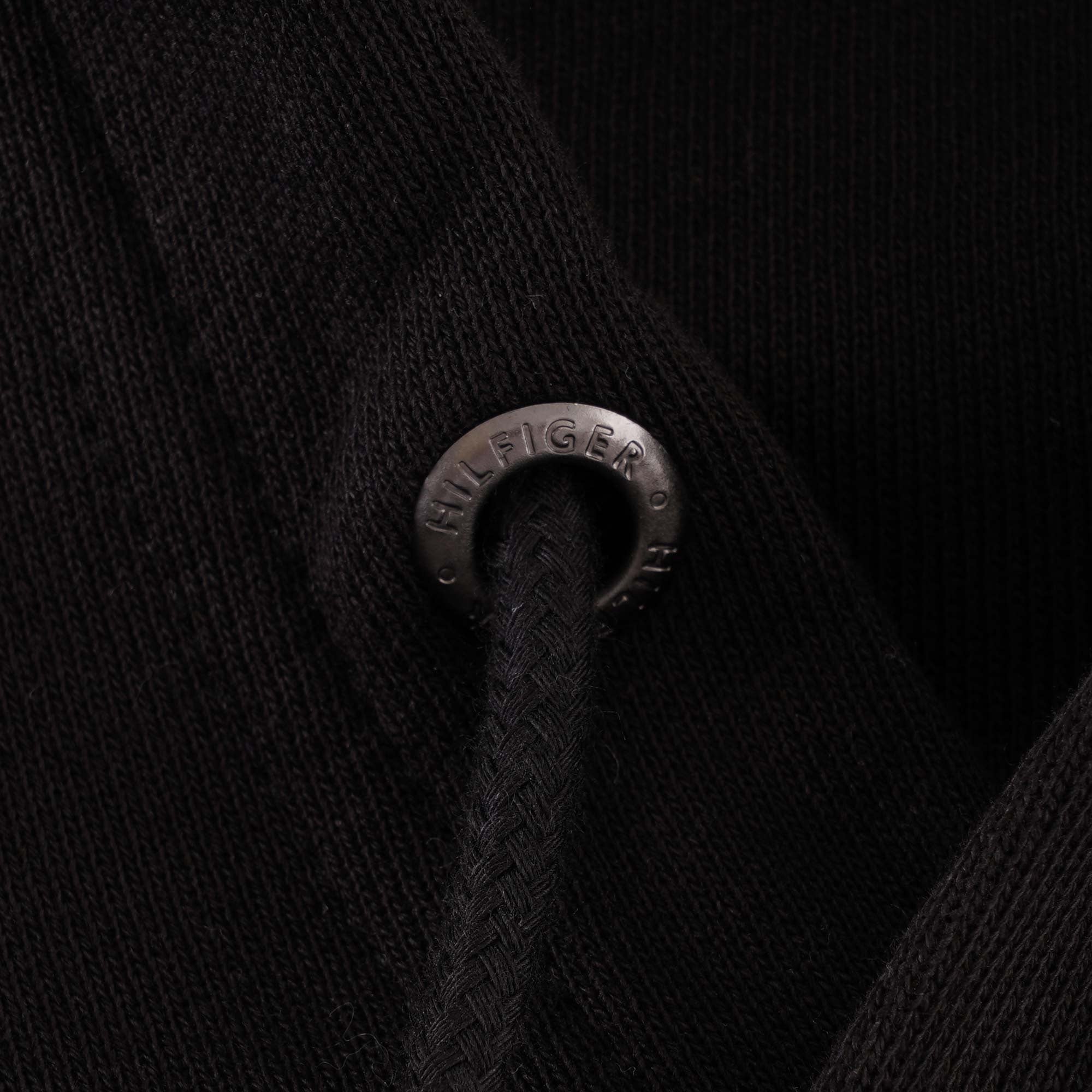 Tommy Hilfiger Embroidered Hoody - Black