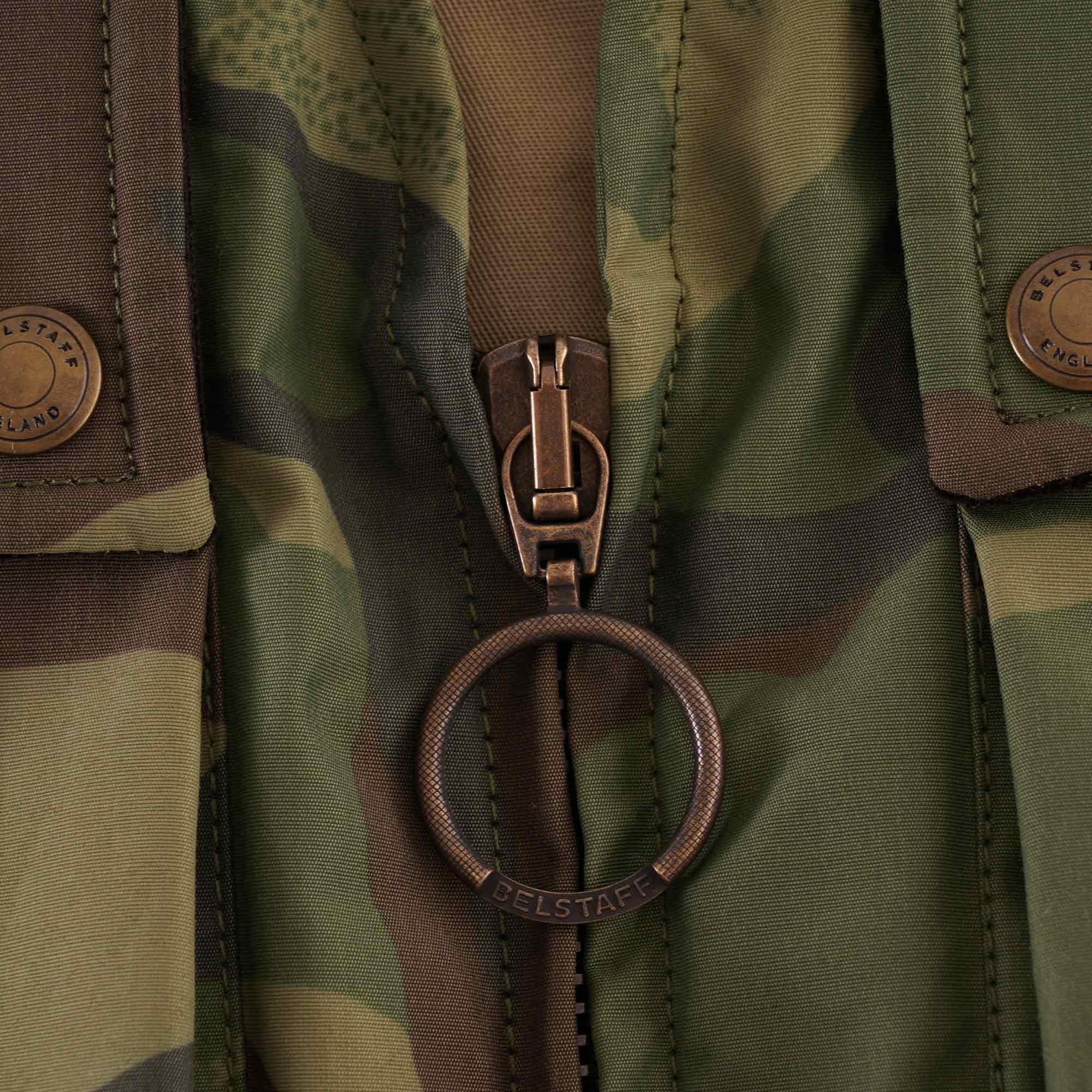 Belstaff Castmaster Camo Gilet - Green