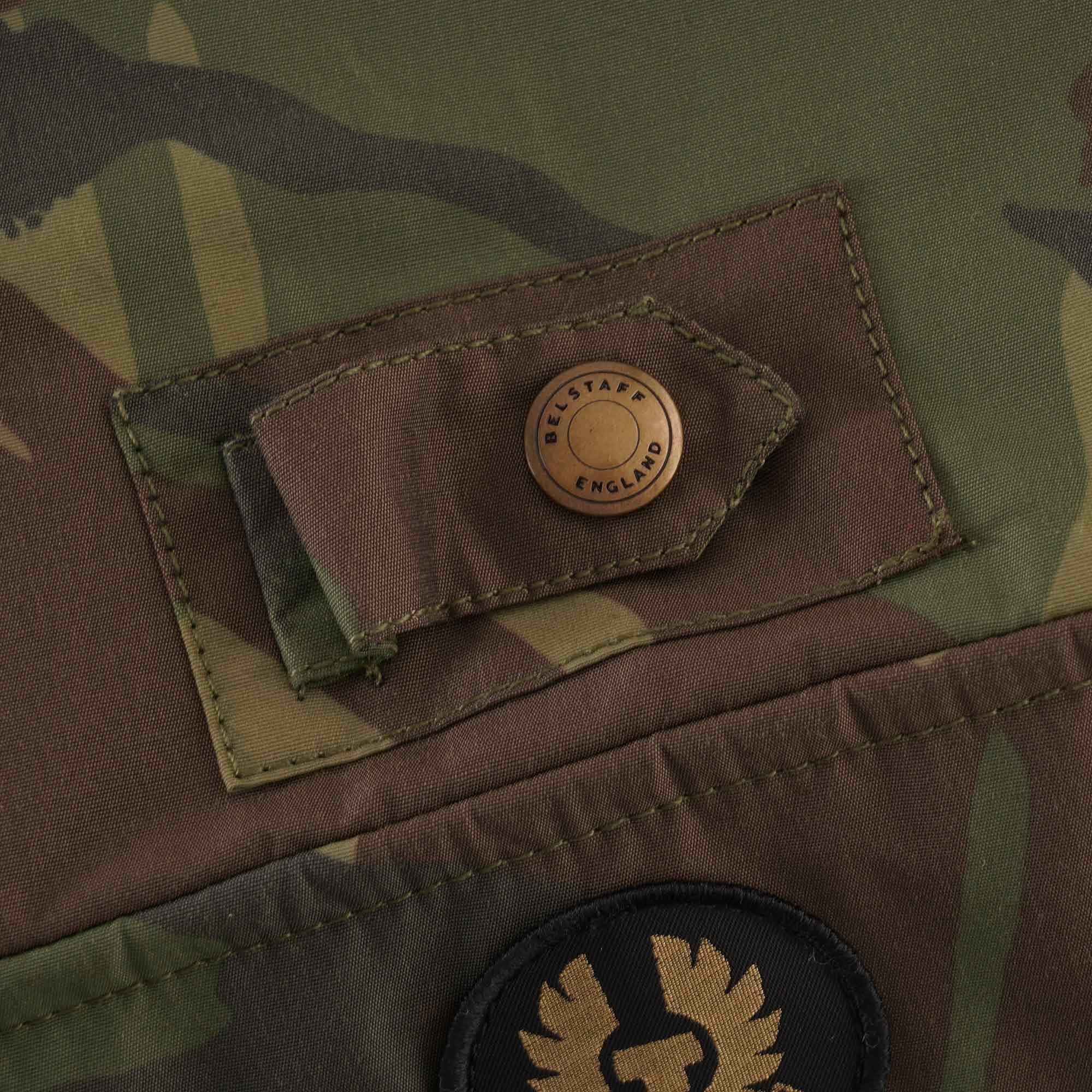 Belstaff Castmaster Camo Gilet - Green