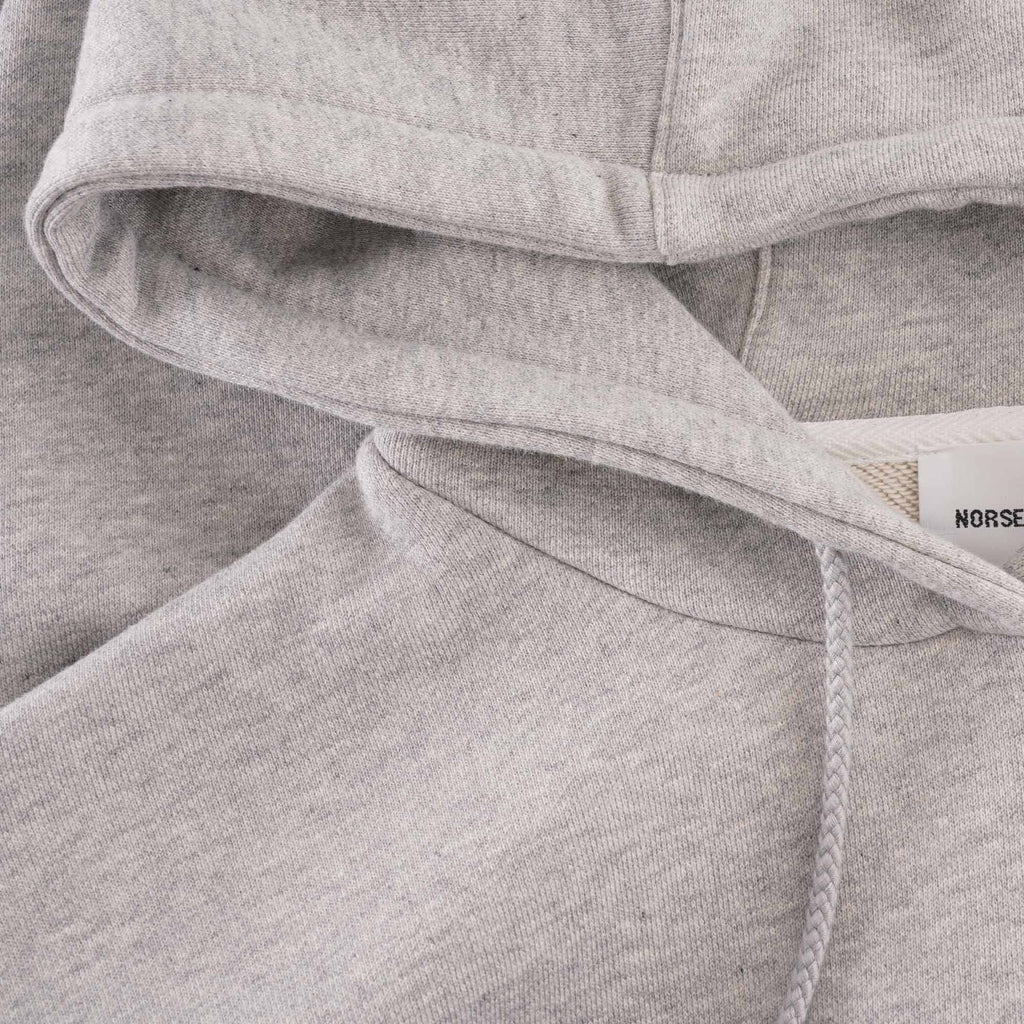 Norse Projects Vagn Classic Hoodie - Light Grey Melange