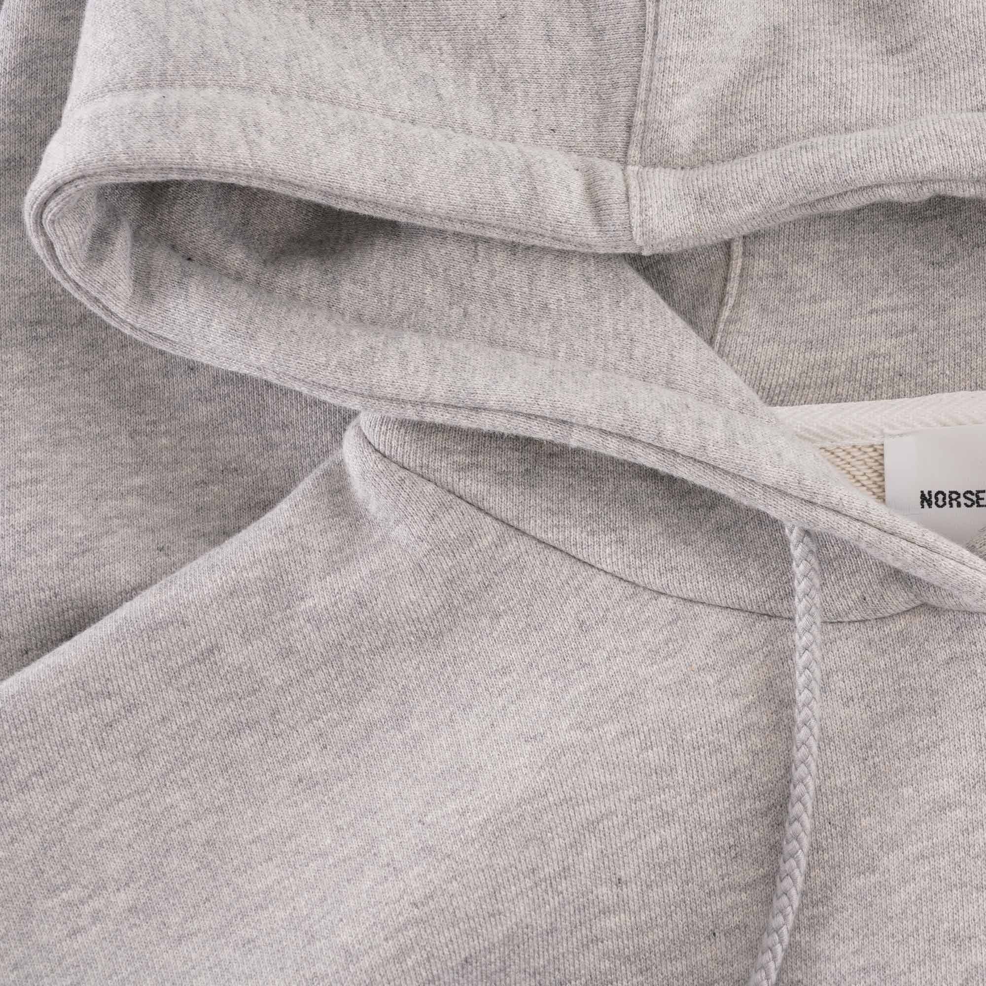 Norse Projects Vagn Classic Hoodie - Light Grey Melange