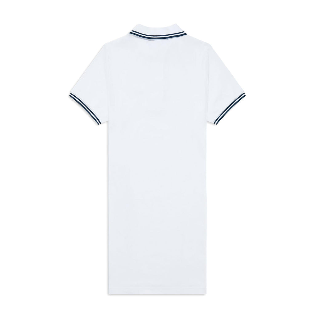 Fred Perry Womens Reissue Twin Tipped Shirt Dress - White