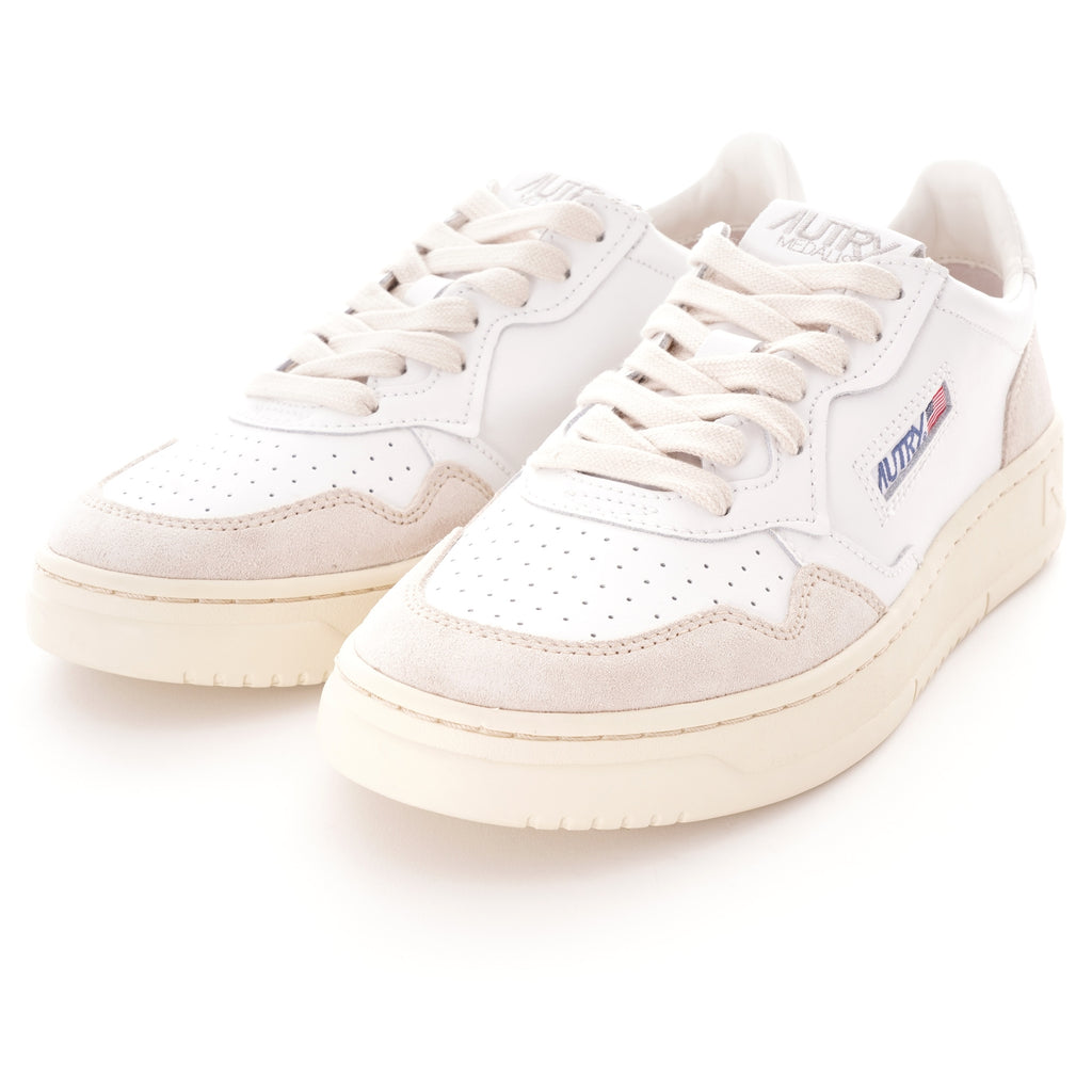 Autry Action Shoes Low Leather/Suede - White
