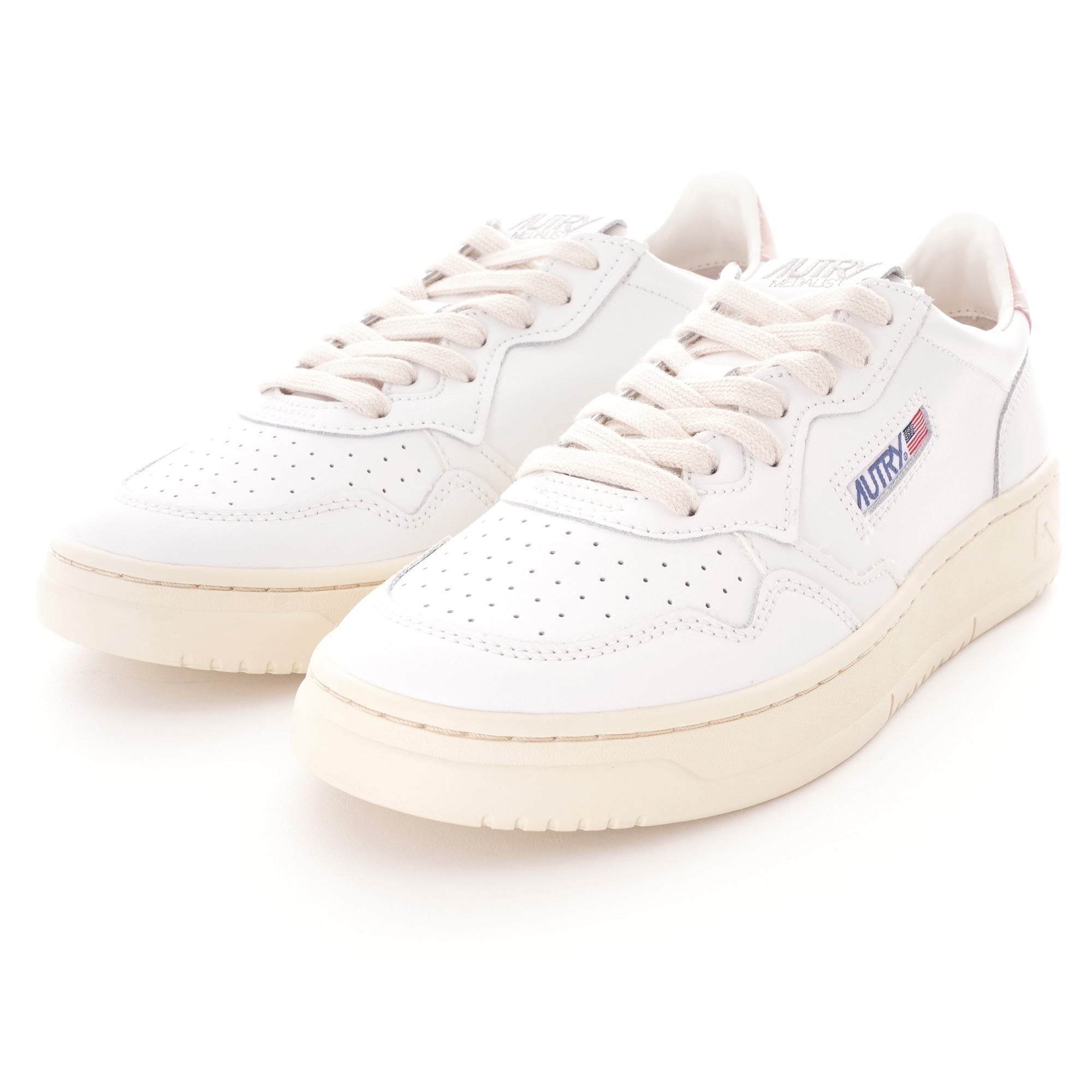 Autry Action Shoes Low - White/Pink