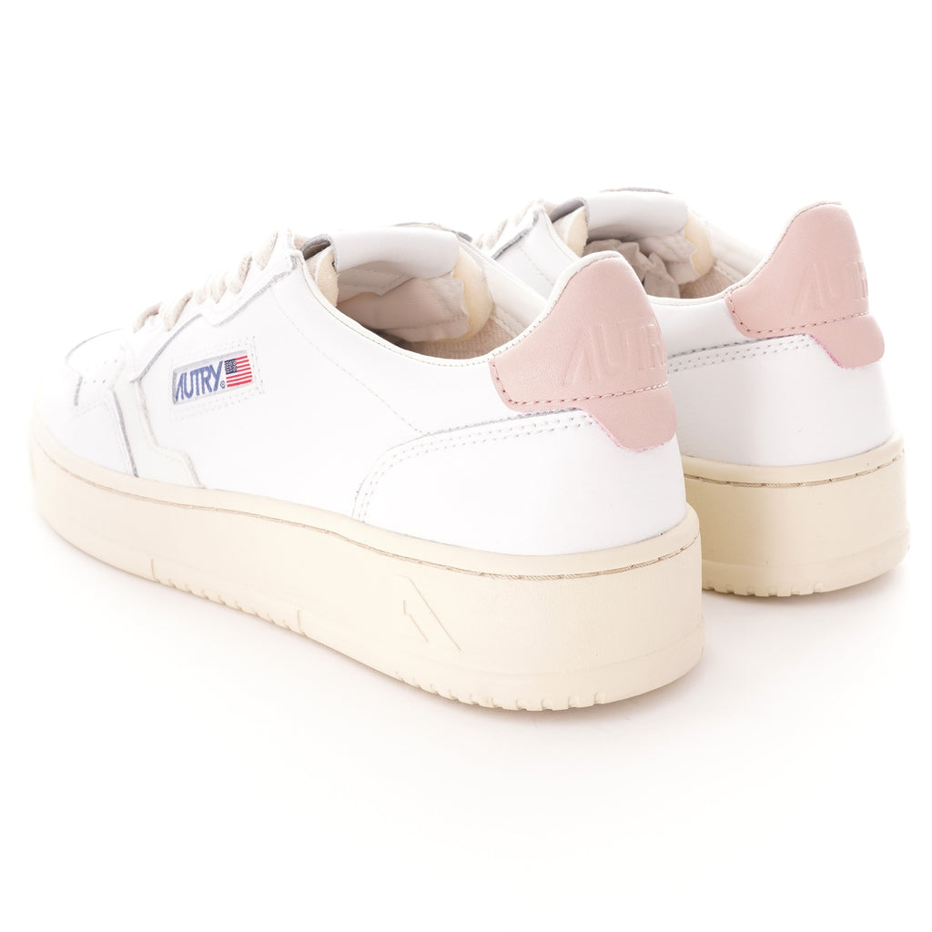 Autry Action Shoes Low - White/Pink