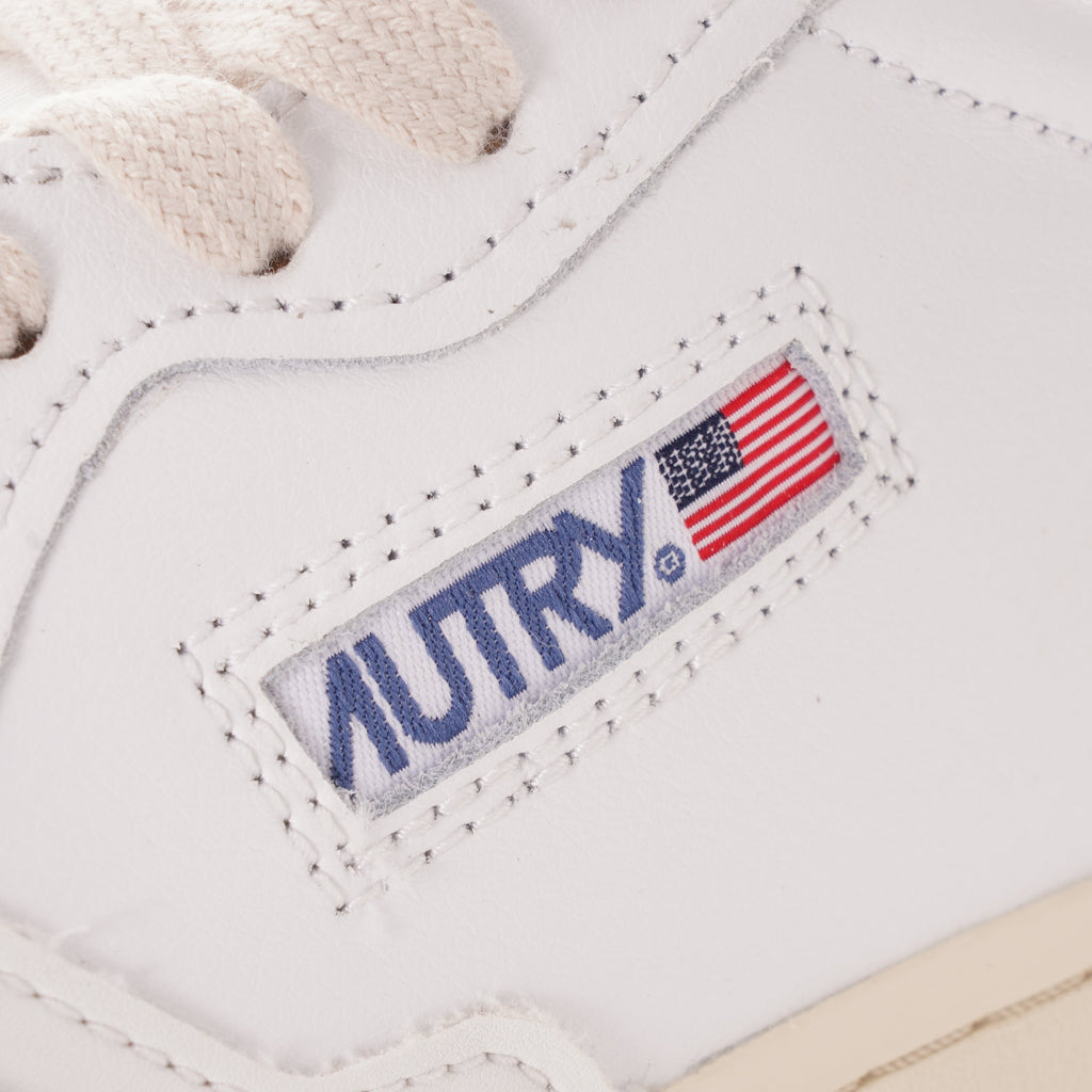 Autry Action Shoes Low - White/Pink