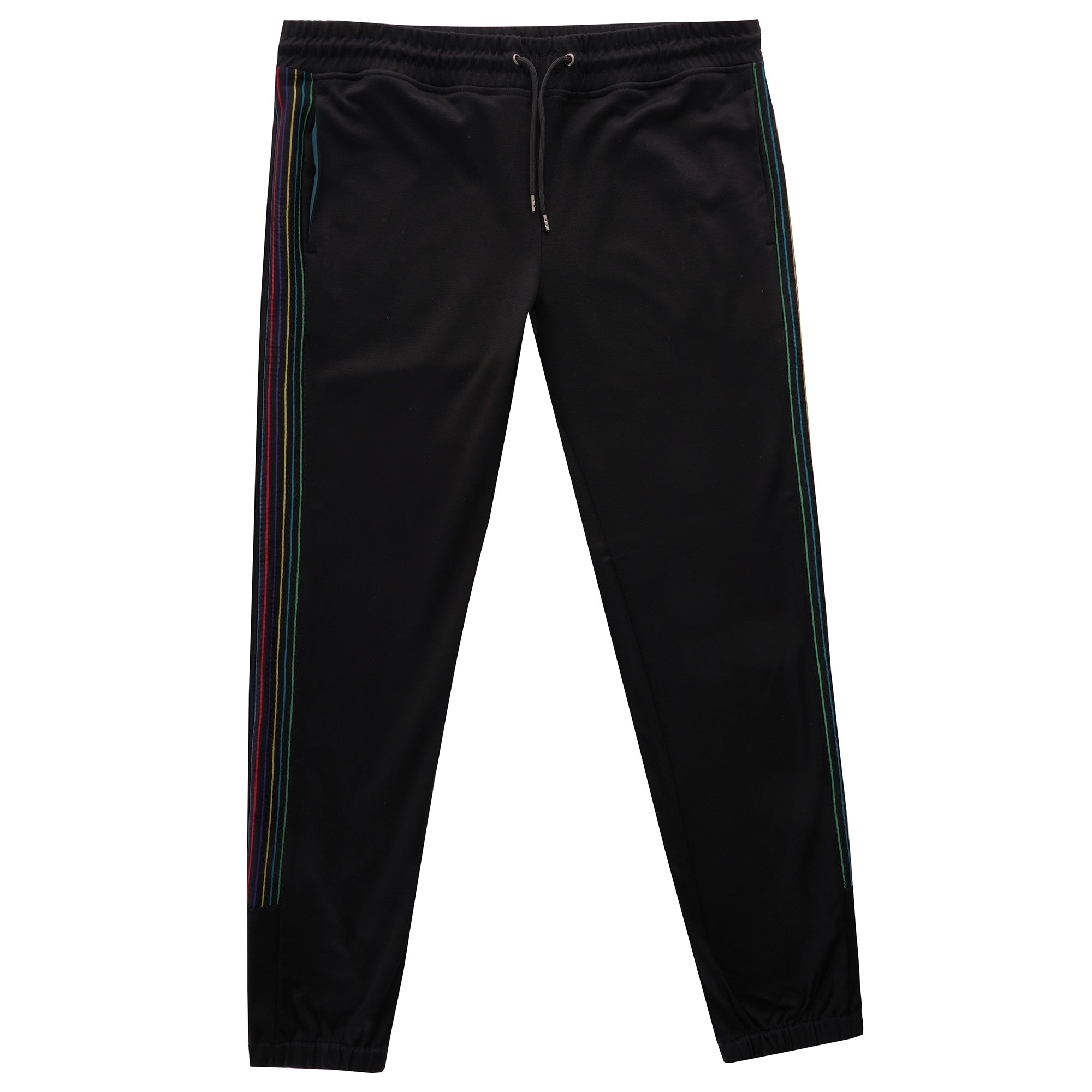 Paul Smith Stripe Joggers - Black