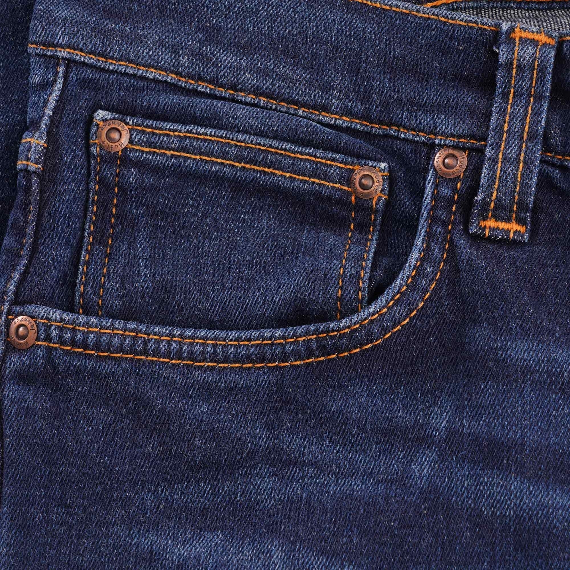 Nudie Jeans Denim Lean Dean Jeans - Dark Deep