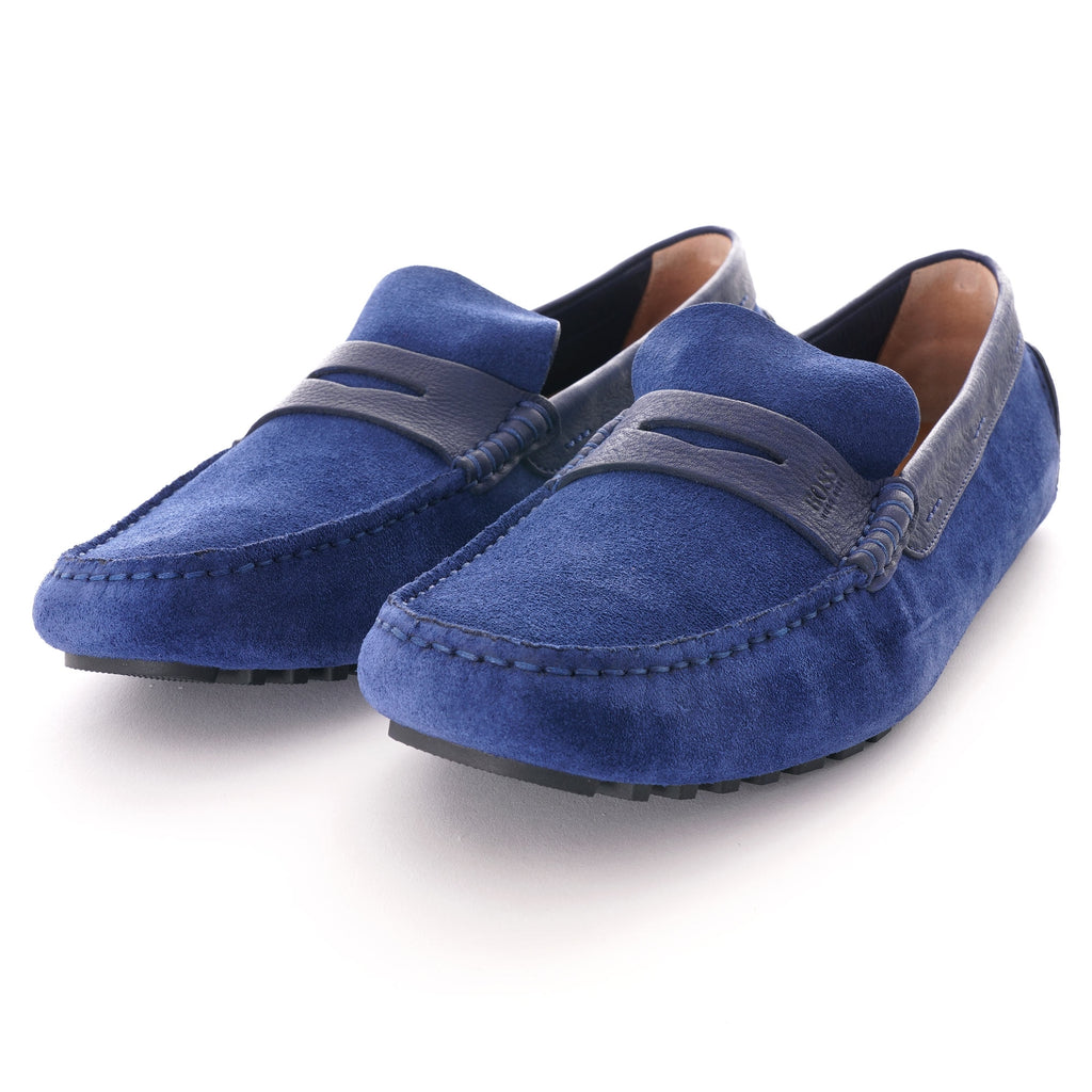 Boss Driver Moccasins - Navy