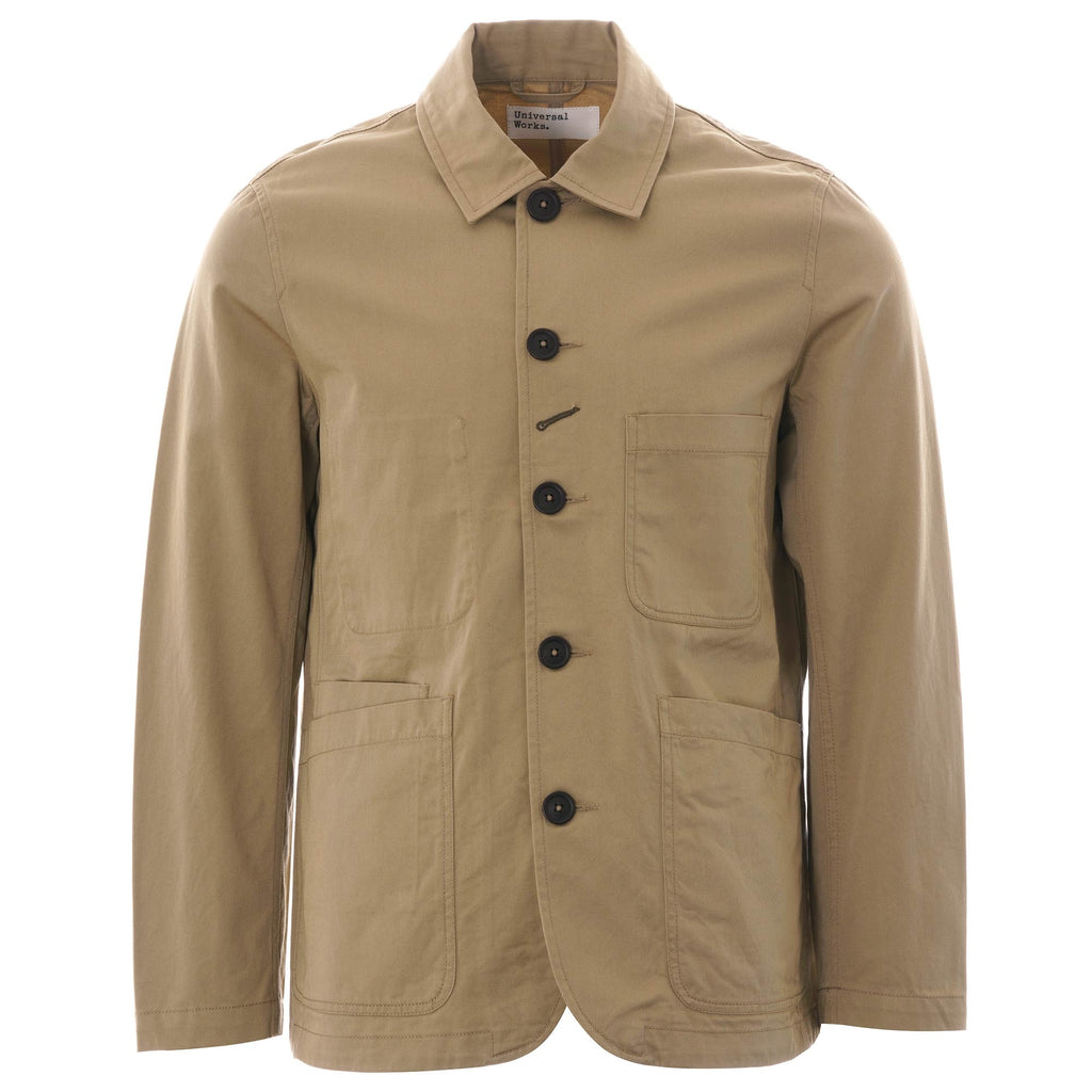 Universal Works Twill Bakers Jacket - Sand