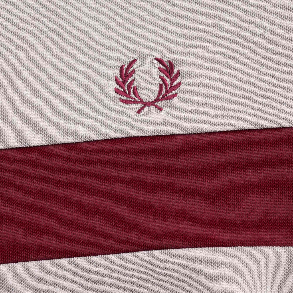 Fred Perry Chest Panel Track Jacket - Grey