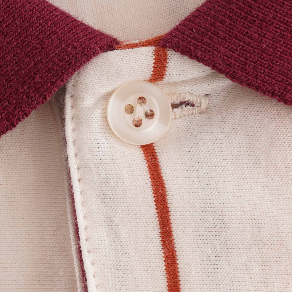 Farah Archive Wigwam Polo Shirt - Cream