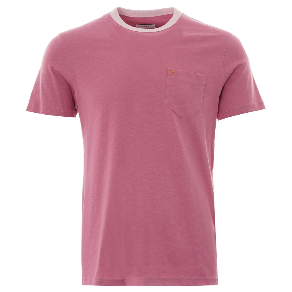 Farah Archive Groove T-Shirt - Dusty Rose