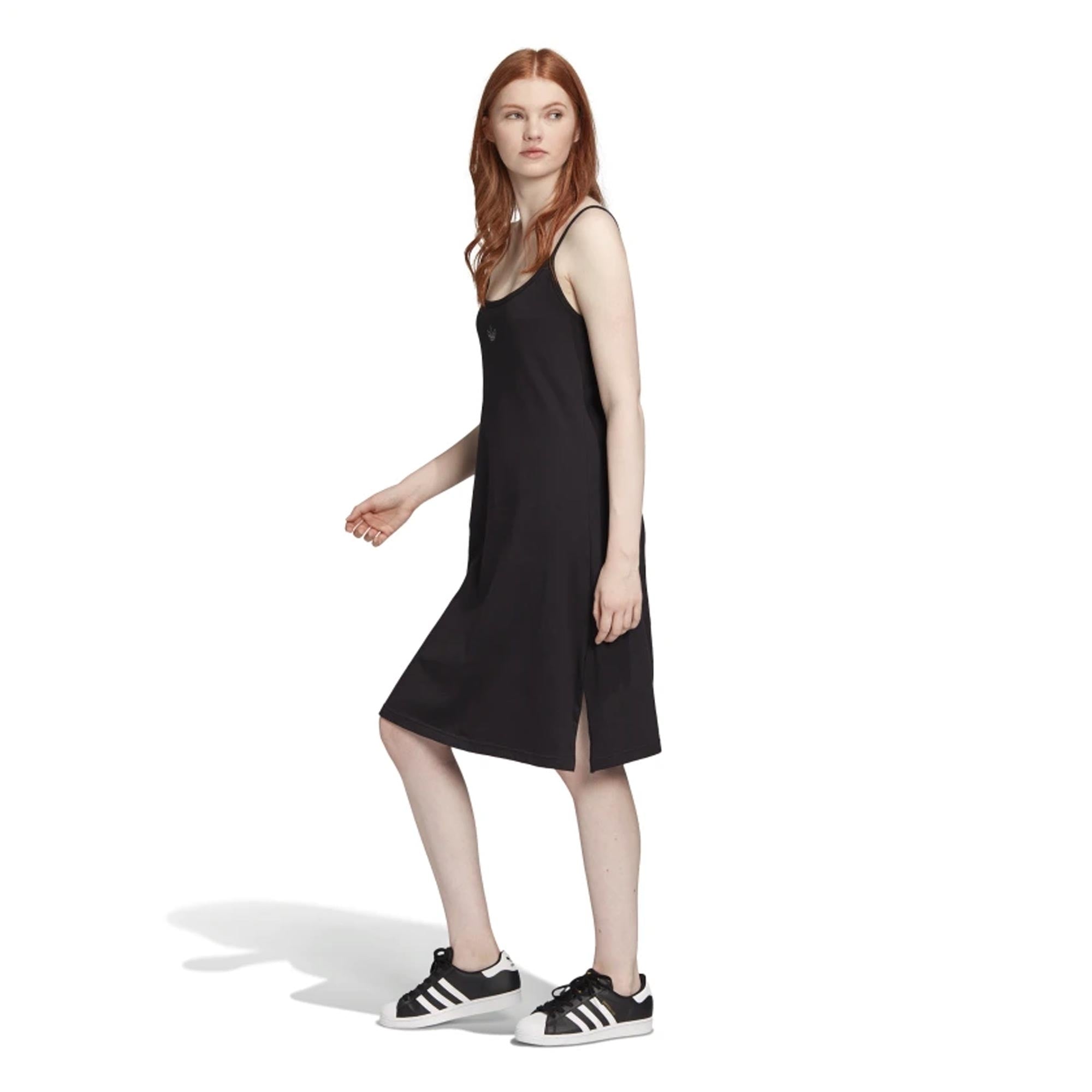 Adidas Originals Womens Rhinestone Dress - Black