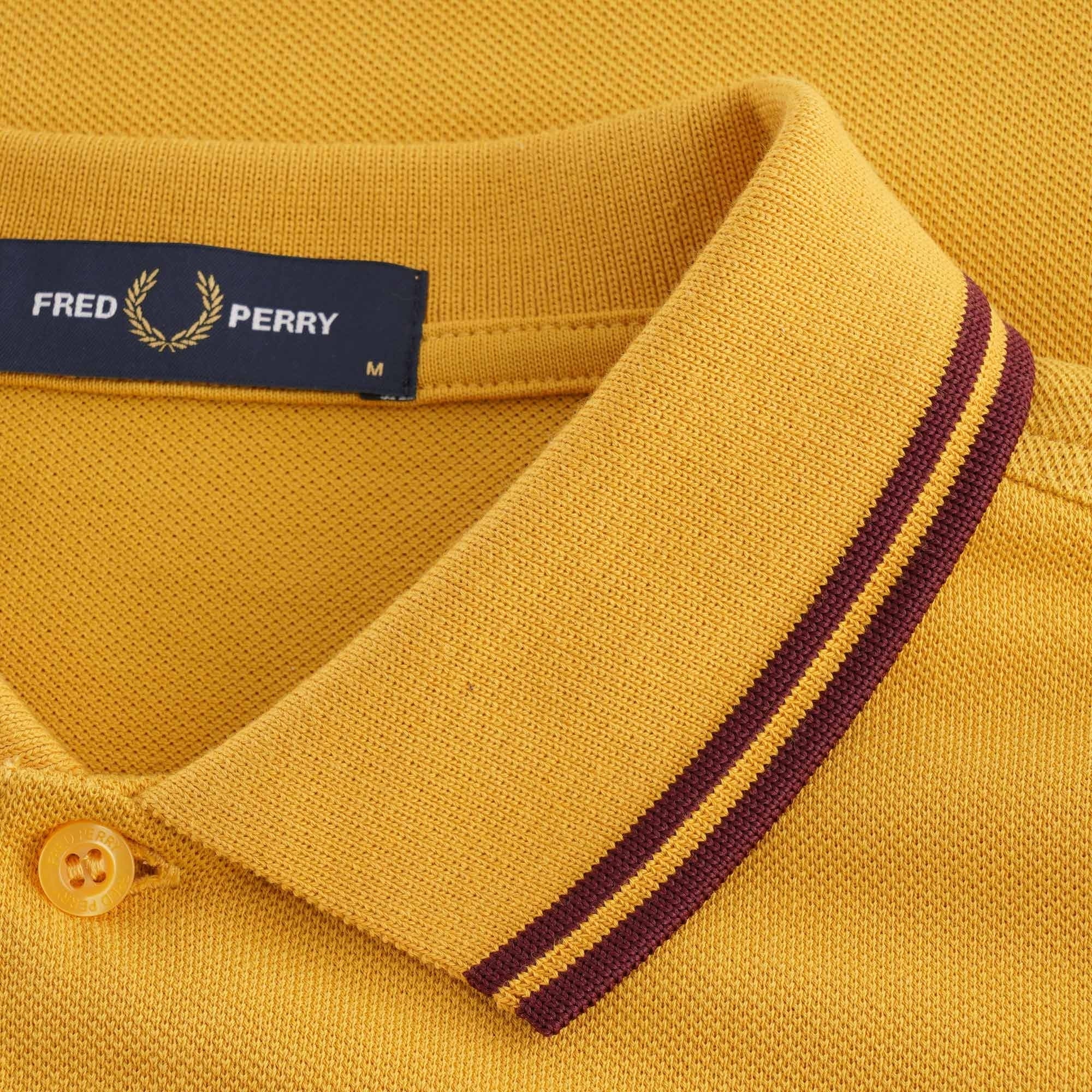 【超希少】Fred Perry M12 B33 Sunset Gold M3600 - Shaded Stone / Ecru / Dark Petrol | The Fred Perry Shirt