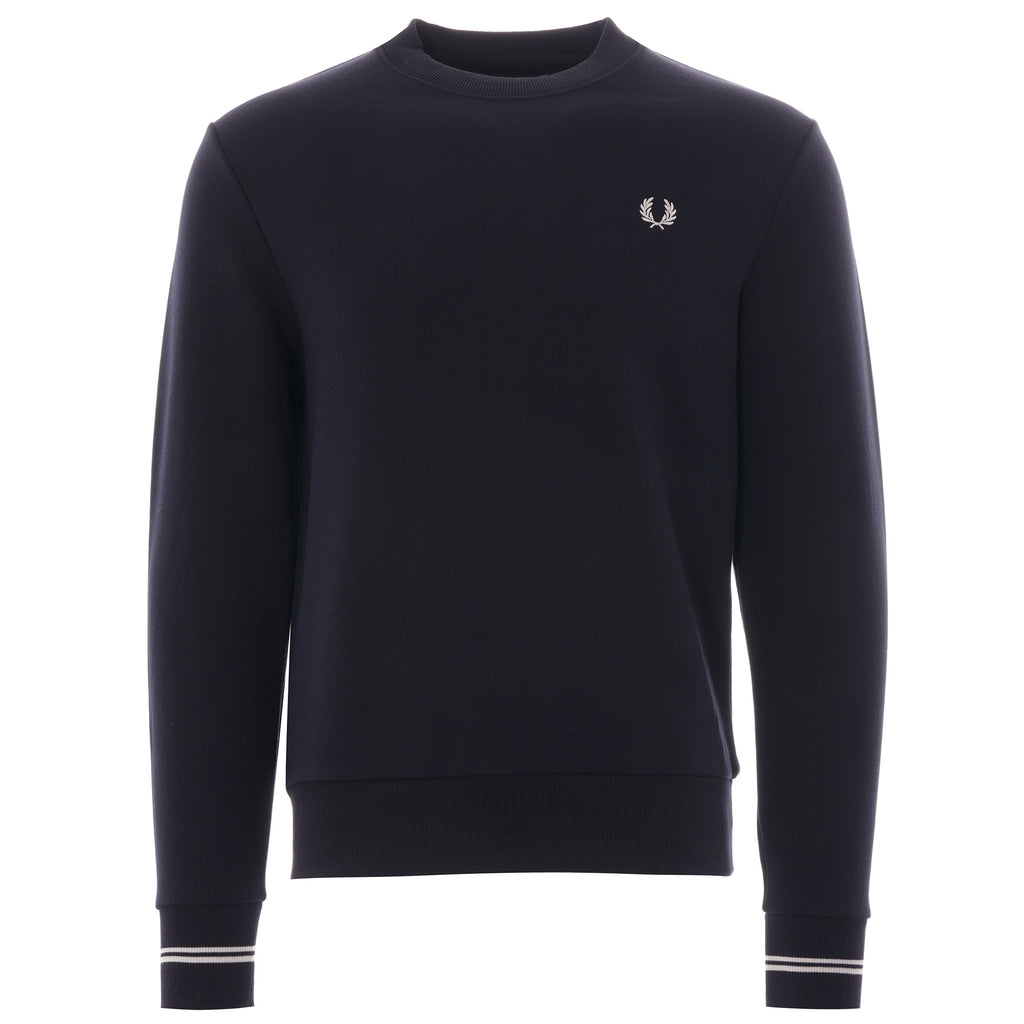 Fred Perry Crew Neck Sweatshirt - Navy