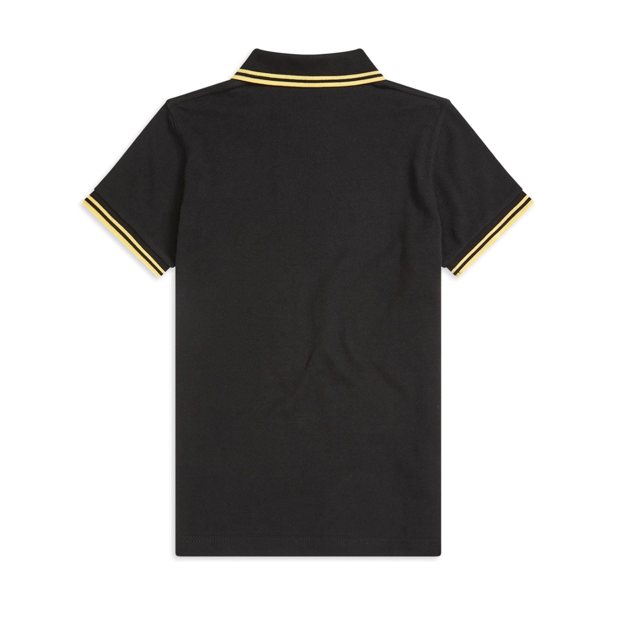 Fred Perry Womens Twin Tipped Polo Shirt - Black/Champ – Stuarts