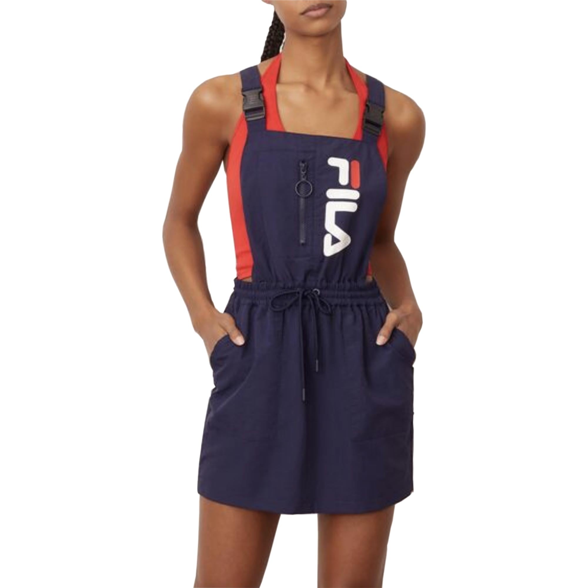Fila Womens Queen Skirt Overalls - Peacoat
