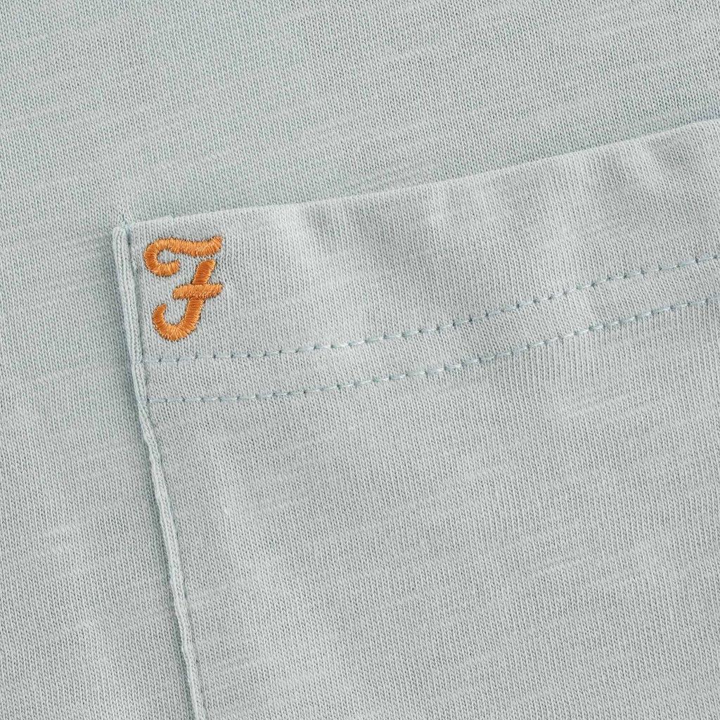 Farah Archive Groove T Shirt - Green Mist