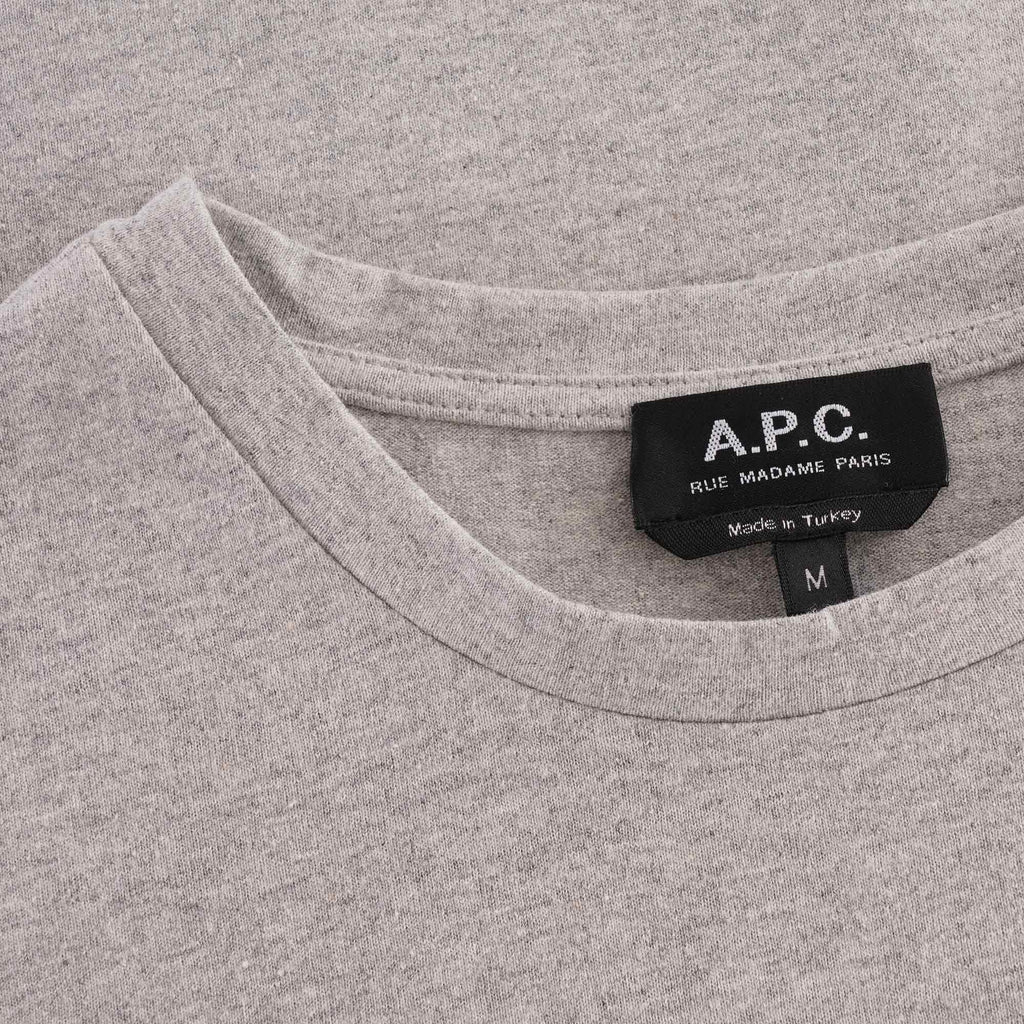 A.P.C. Patch Logo T-shirt - Grey