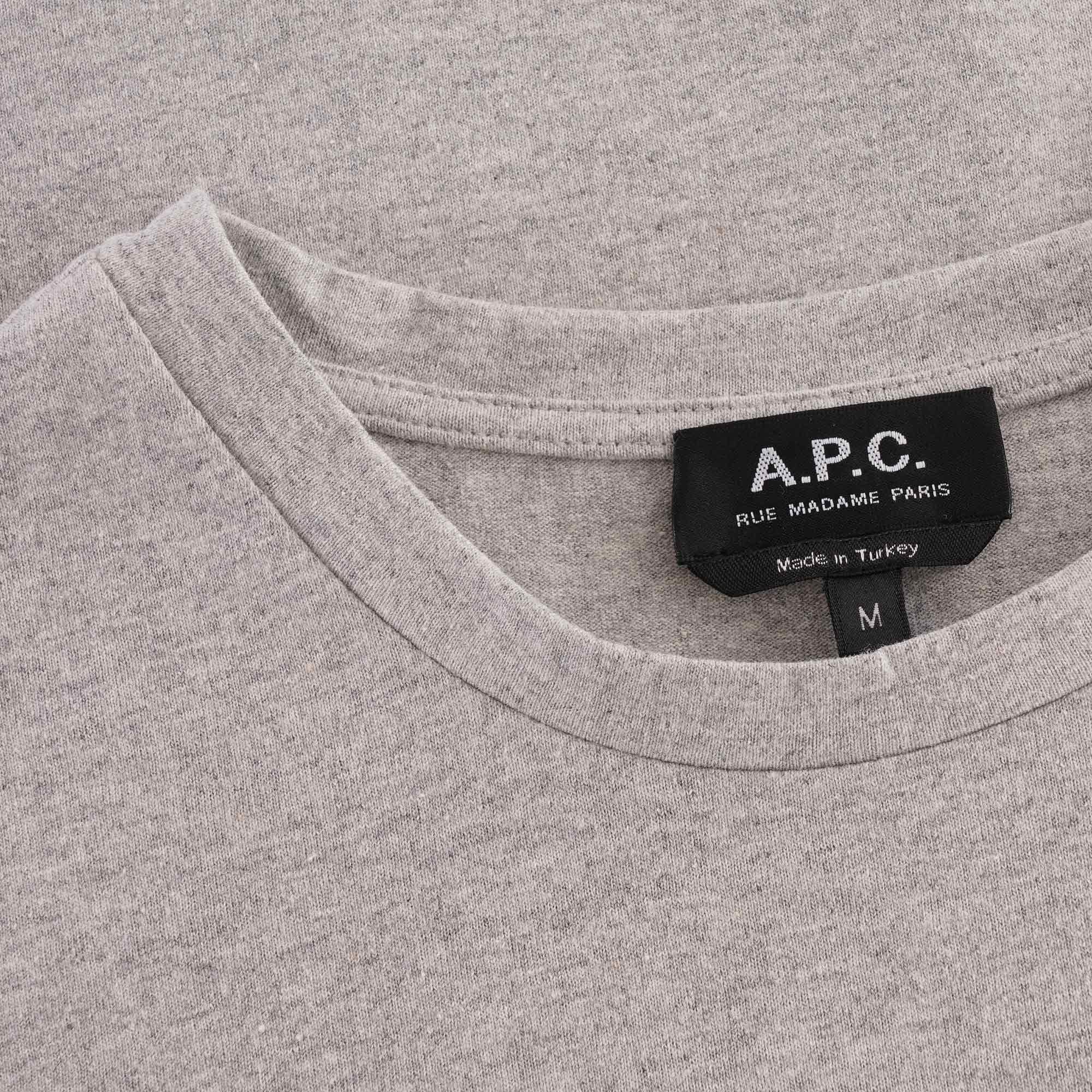 A.P.C. Patch Logo T-shirt - Grey
