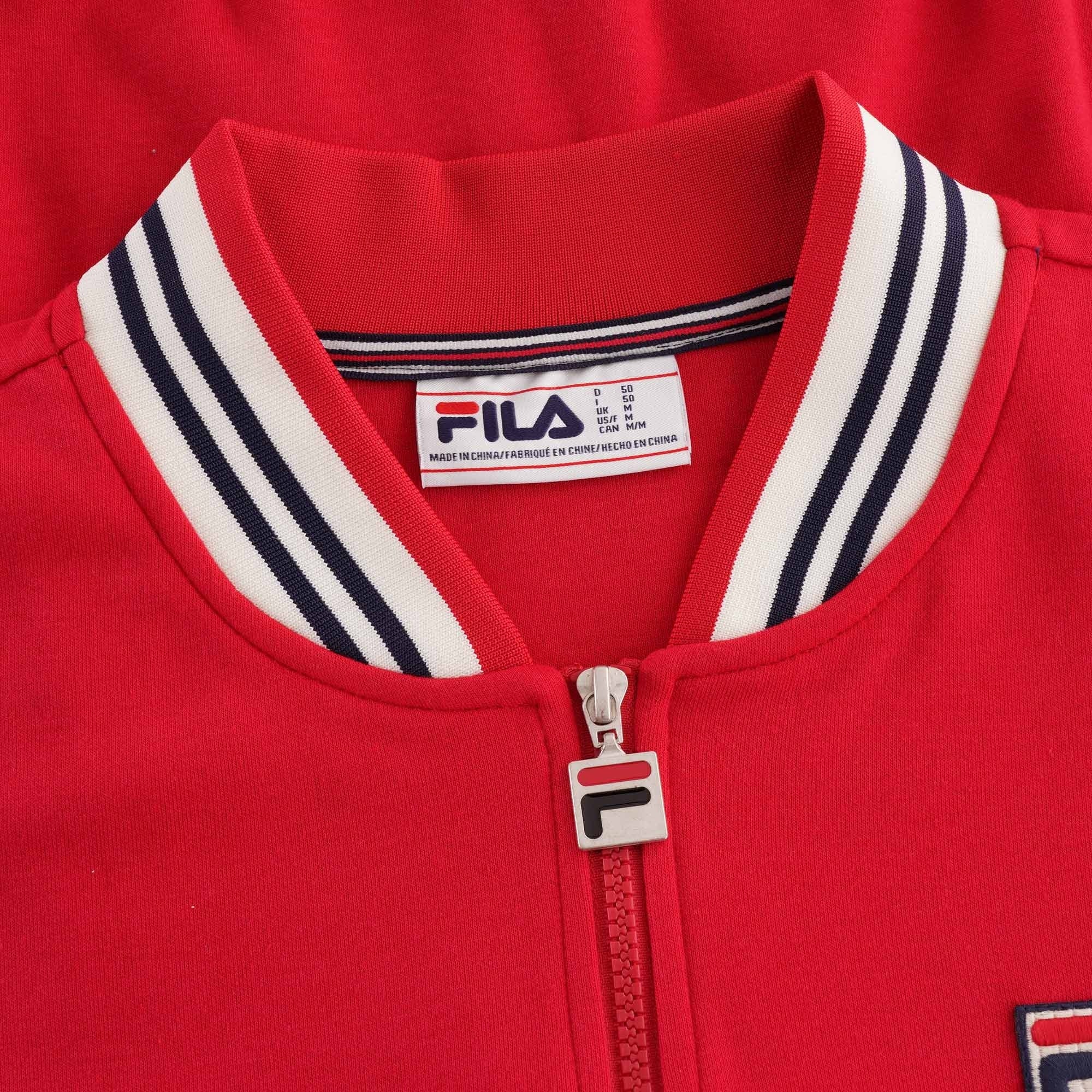 Fila Vintage Chinese Red Settanta Track Top