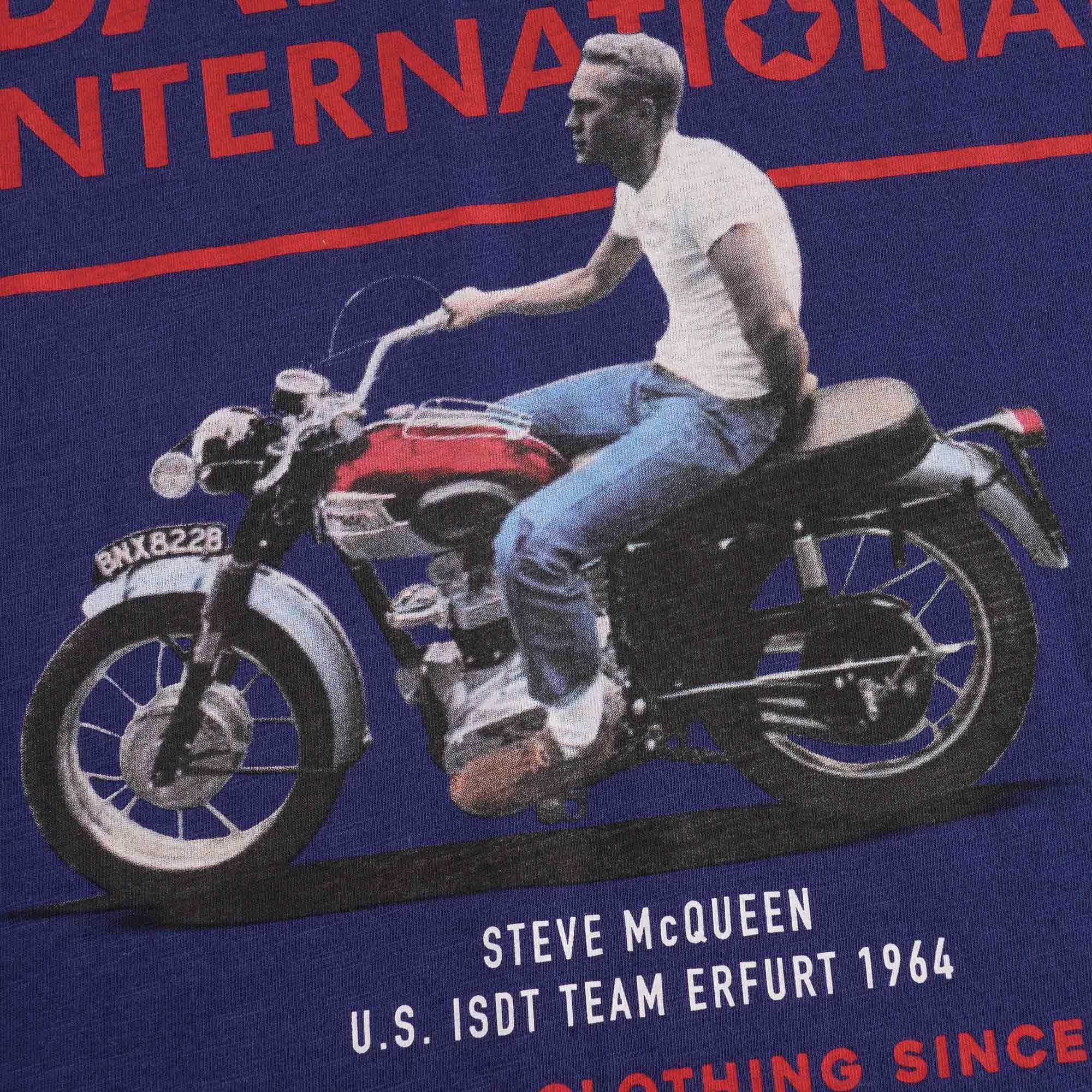 Barbour Steve McQueen™ Relaxed T-Shirt - Inky Blue