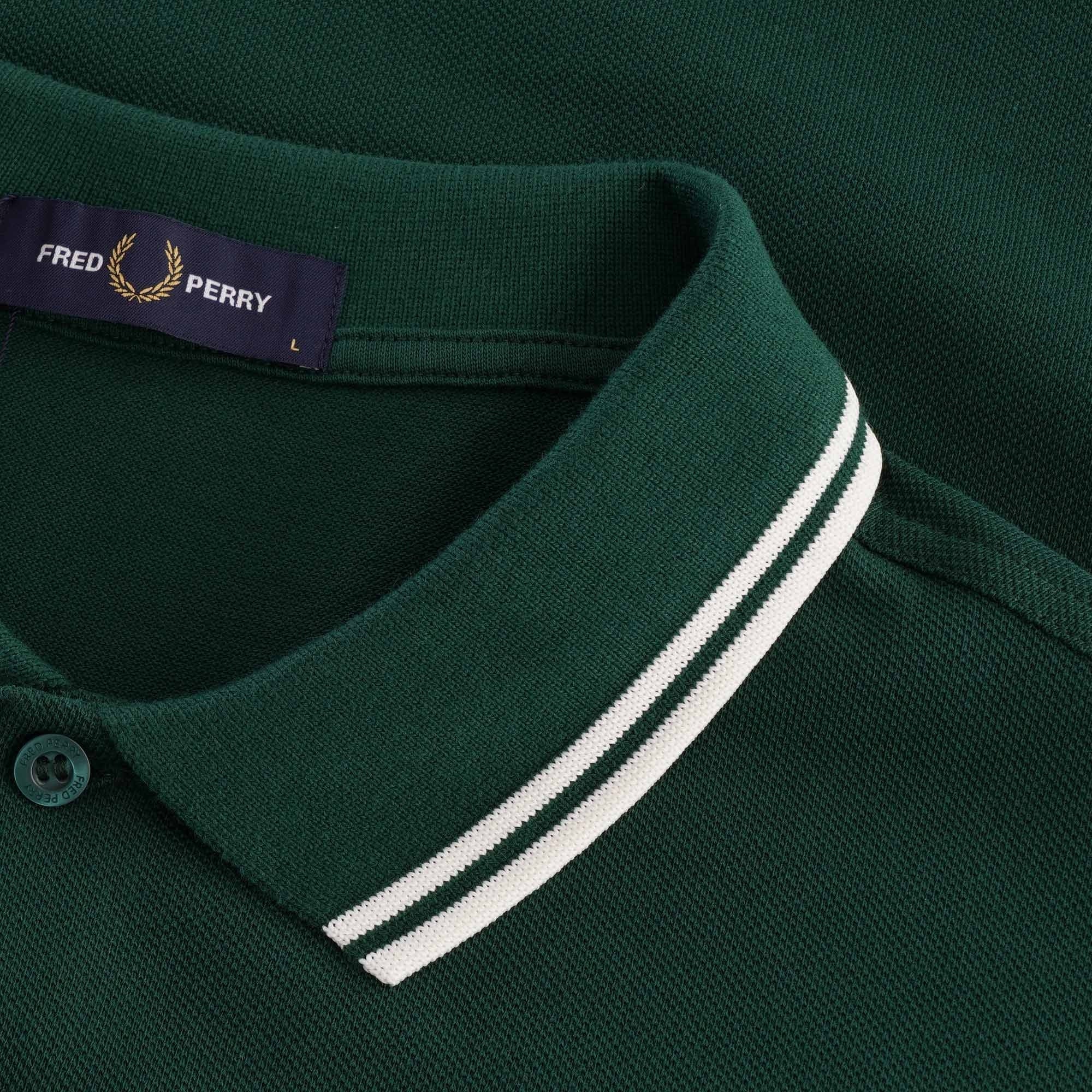 Fred Perry M3600 Twin Tipped Polo Shirt - Ivy