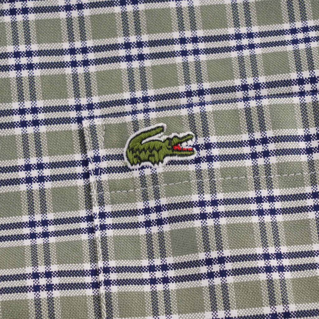 Lacoste Regular Fit Check Shirt - Thyme