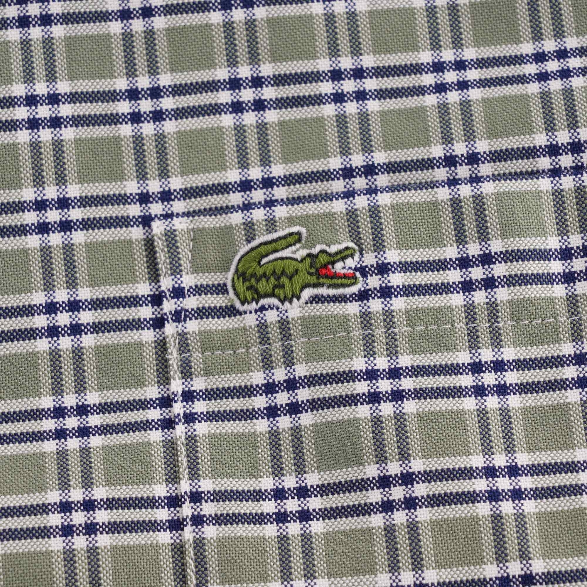 Lacoste Regular Fit Check Shirt - Thyme
