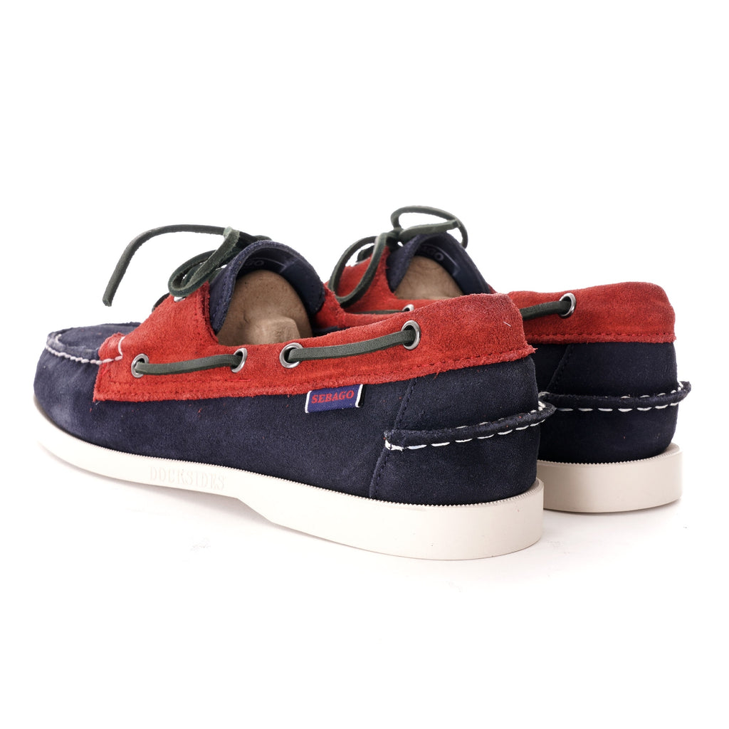 Portland Docksides Boat Shoe - Blue/Red/Green