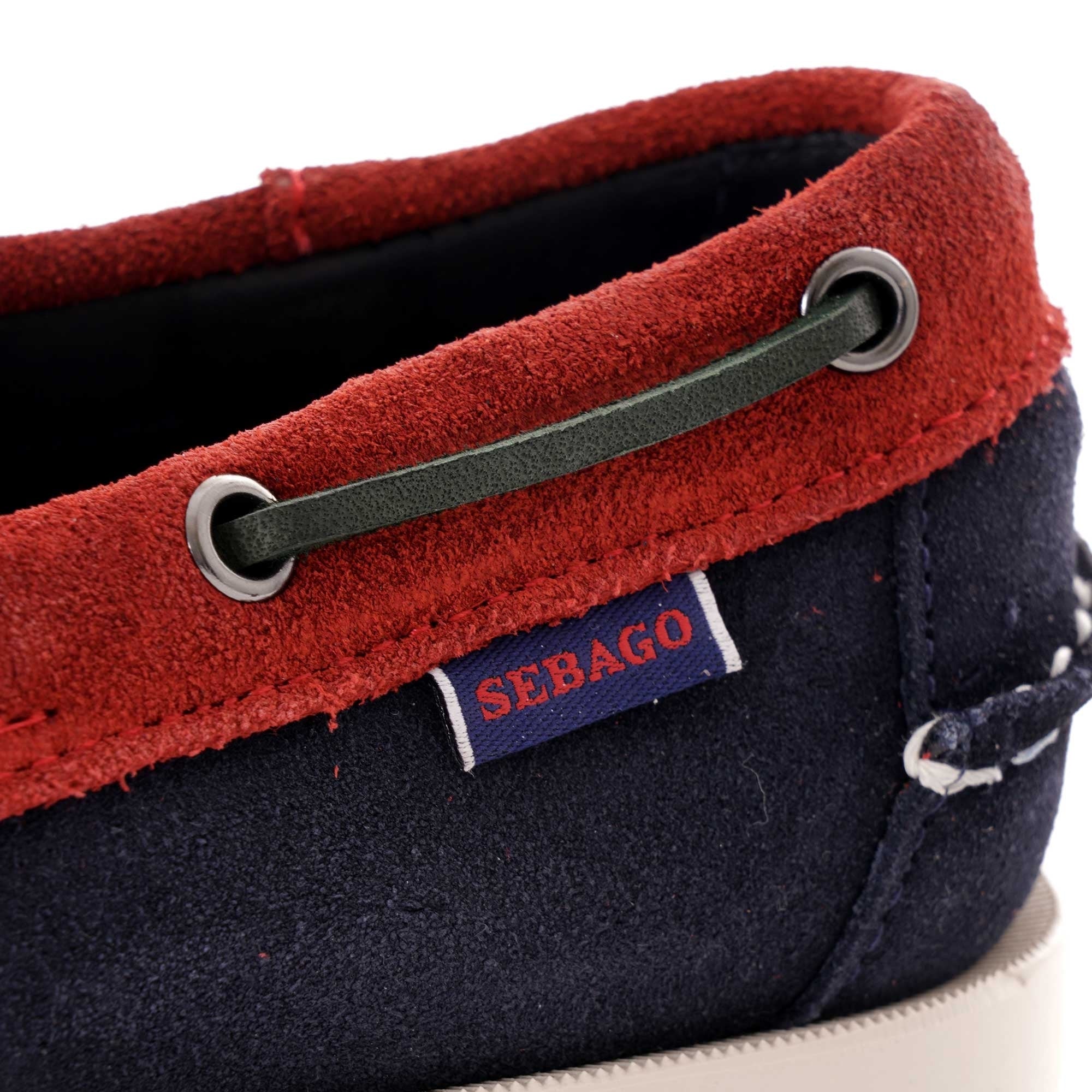 Portland Docksides Boat Shoe - Blue/Red/Green