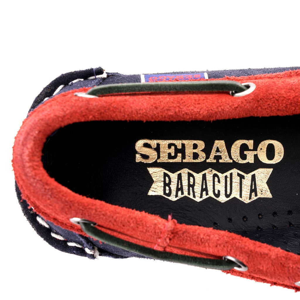 Portland Docksides Boat Shoe - Blue/Red/Green