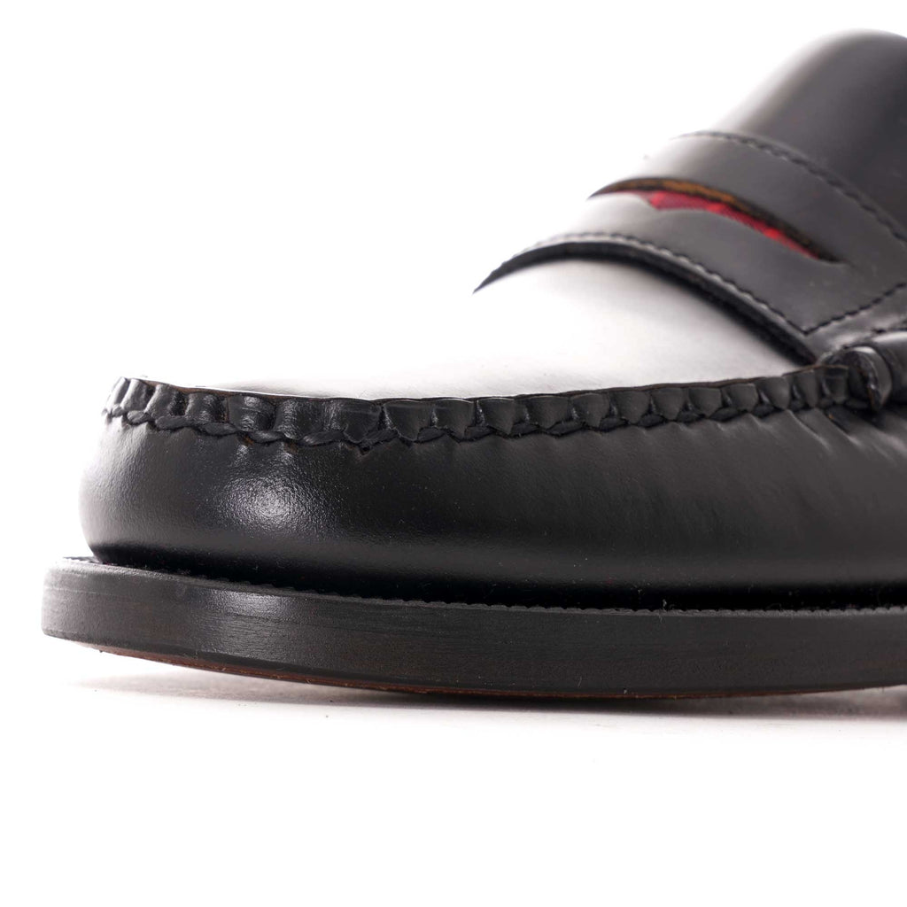 Dan Penny Loafer - Black/Red Tartan