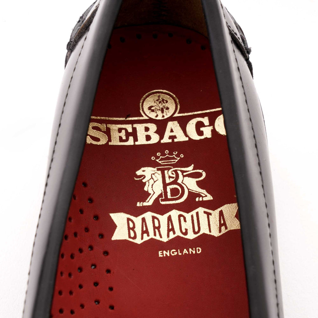 Dan Penny Loafer - Black/Red Tartan