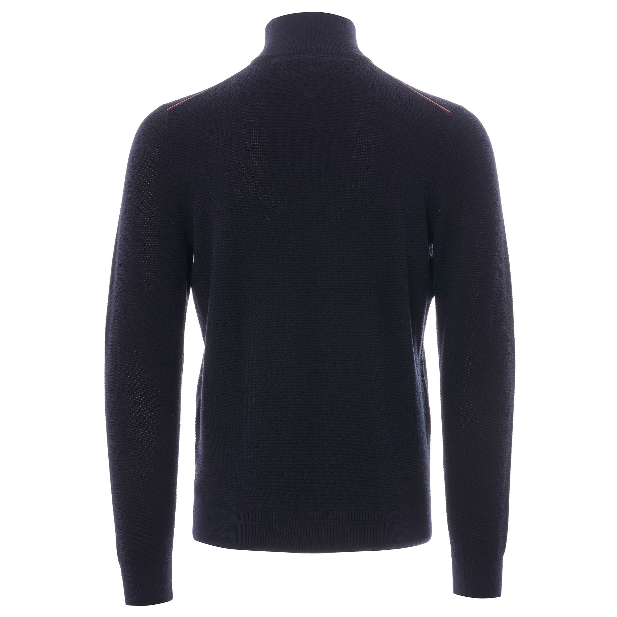 Tommy Hilfiger Textured Zipped Neck Jumper - Desert Sky