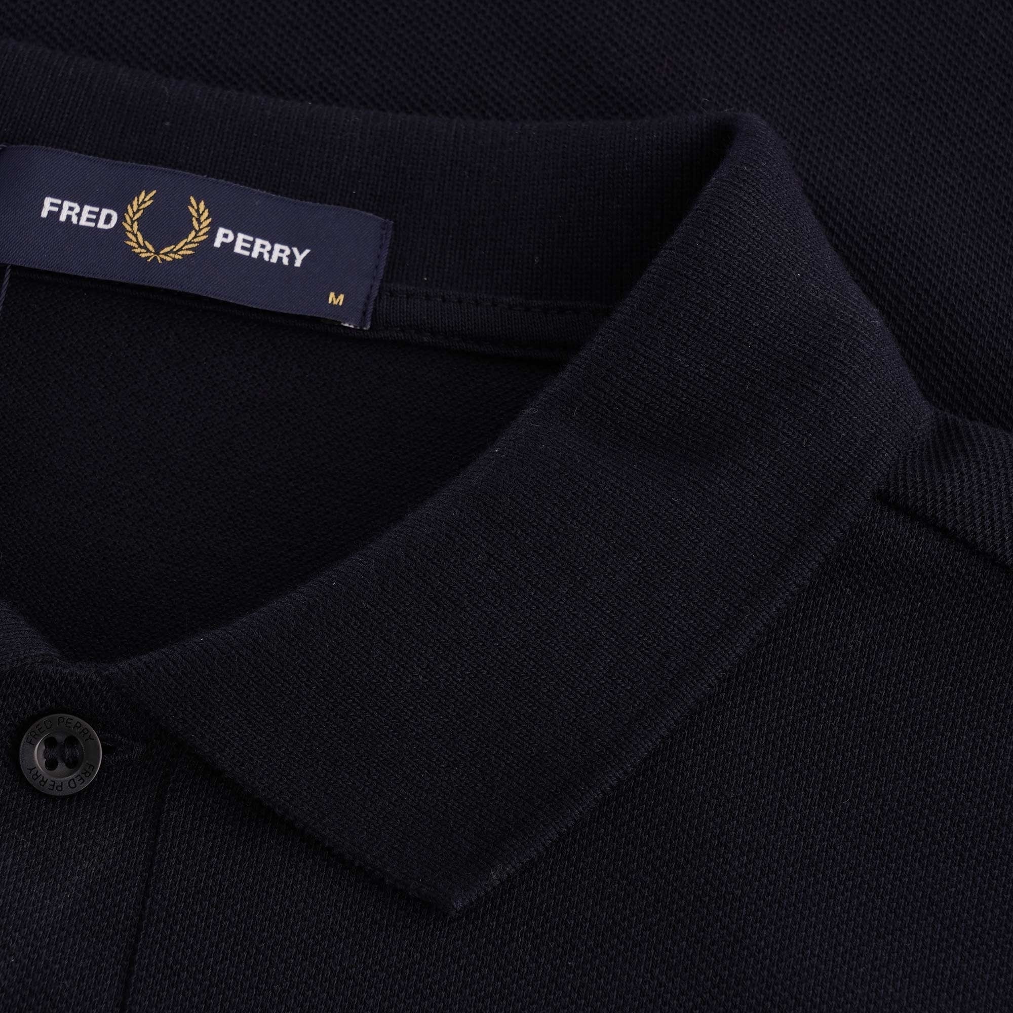 Fred Perry Archive Branding Polo Shirt - Navy